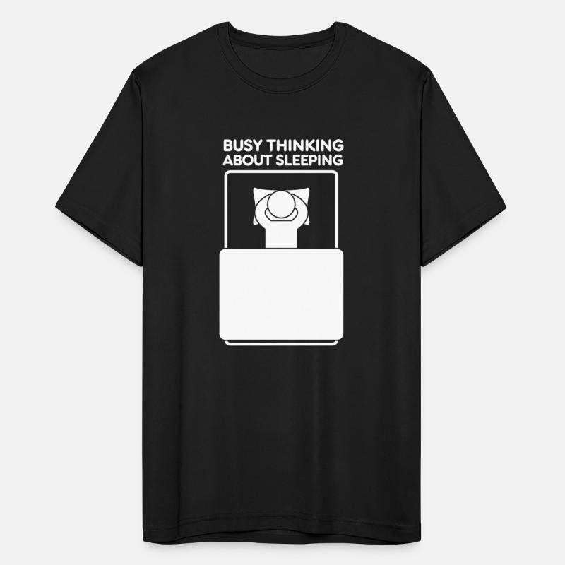 Busy Thinking About Sleeping Funny Overthinker