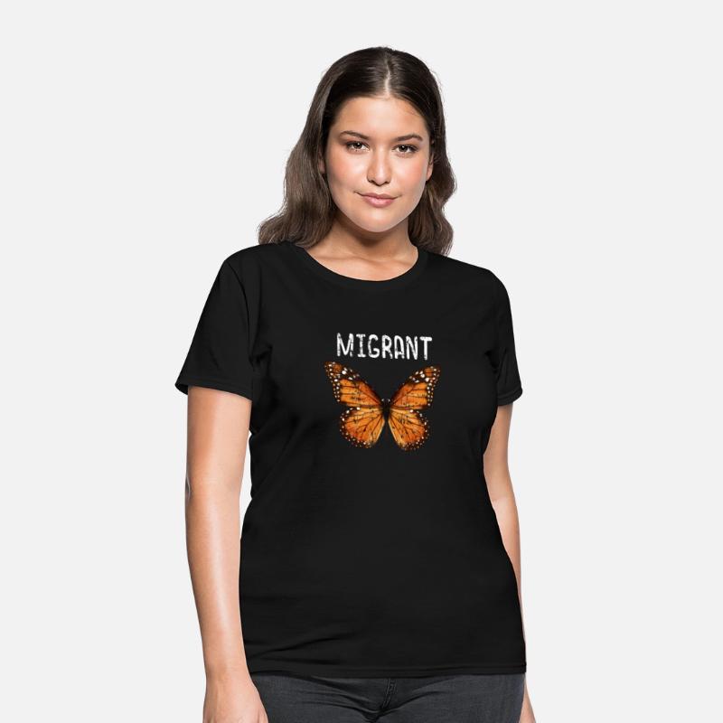 Butterfly Monarch Design, Support Immigrants and