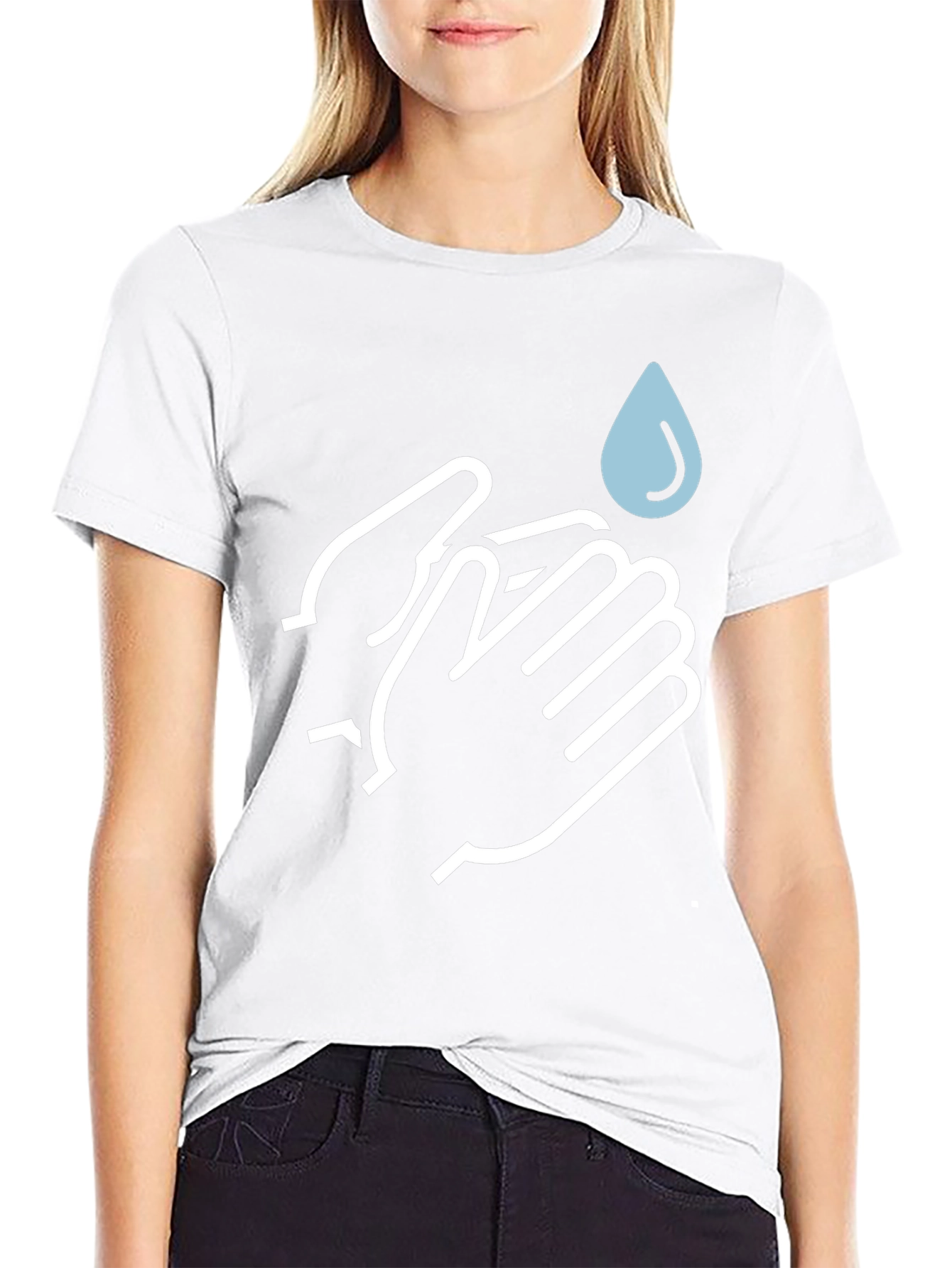 Wash Your Hands Graphic Tee - Unisex Black T-Shirt