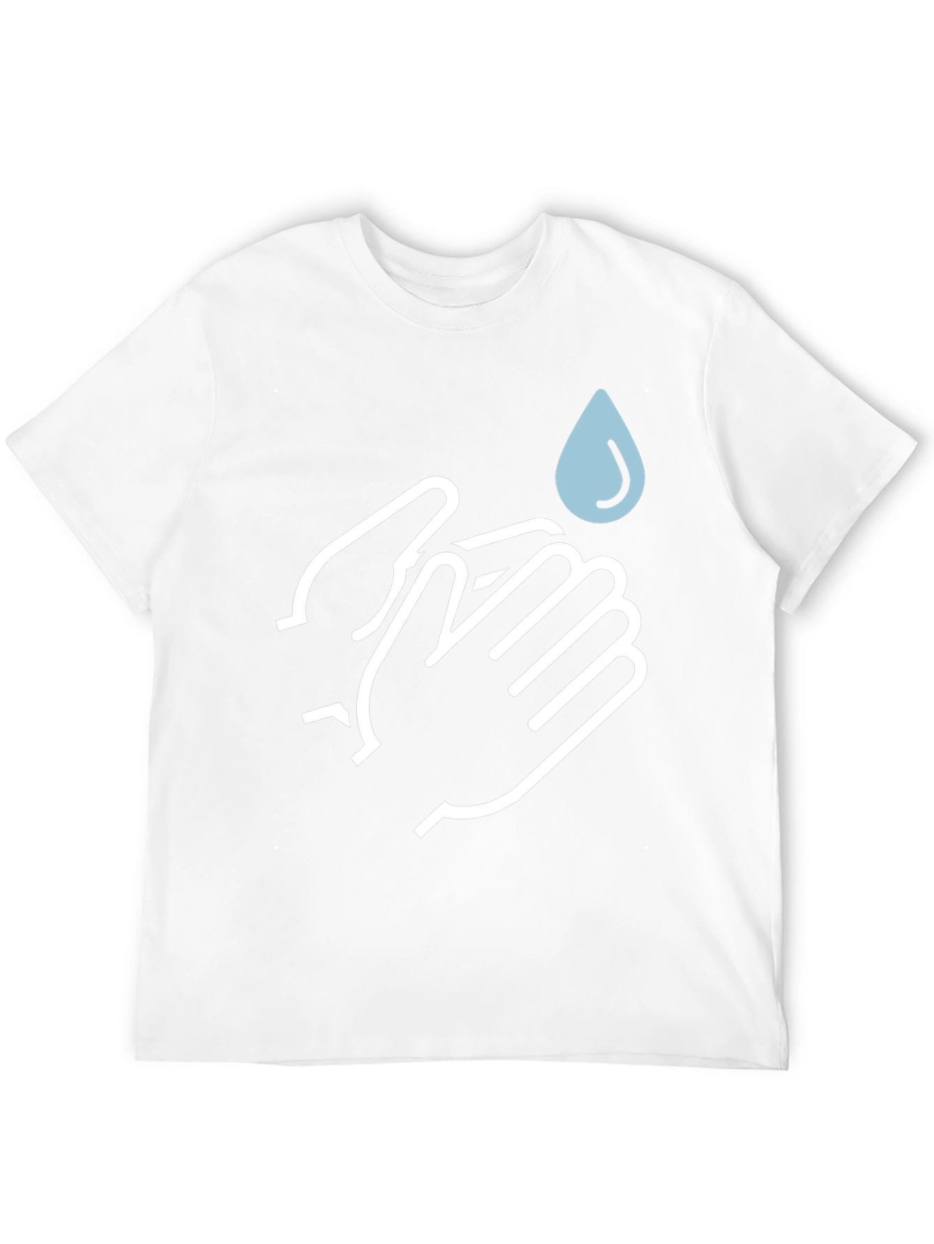 Wash Your Hands Graphic Tee - Unisex Black T-Shirt