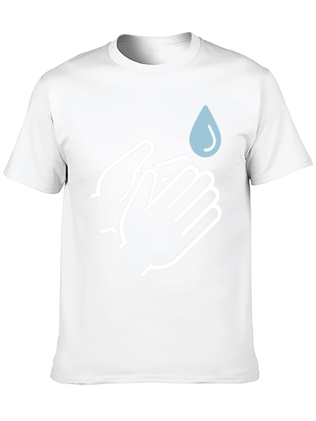 Wash Your Hands Graphic Tee - Unisex Black T-Shirt