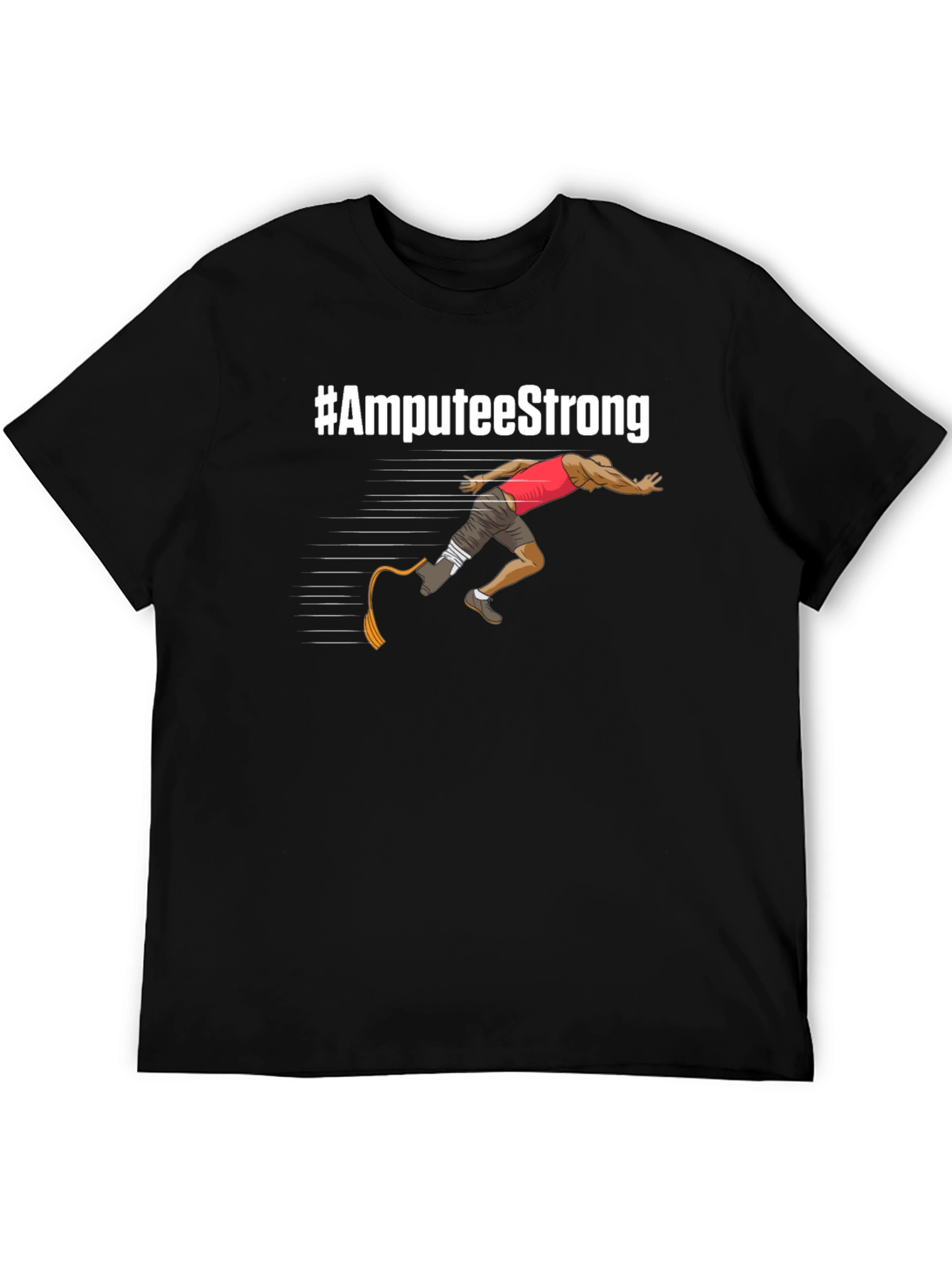 Amputee Strong T-Shirt - Inspirational Design