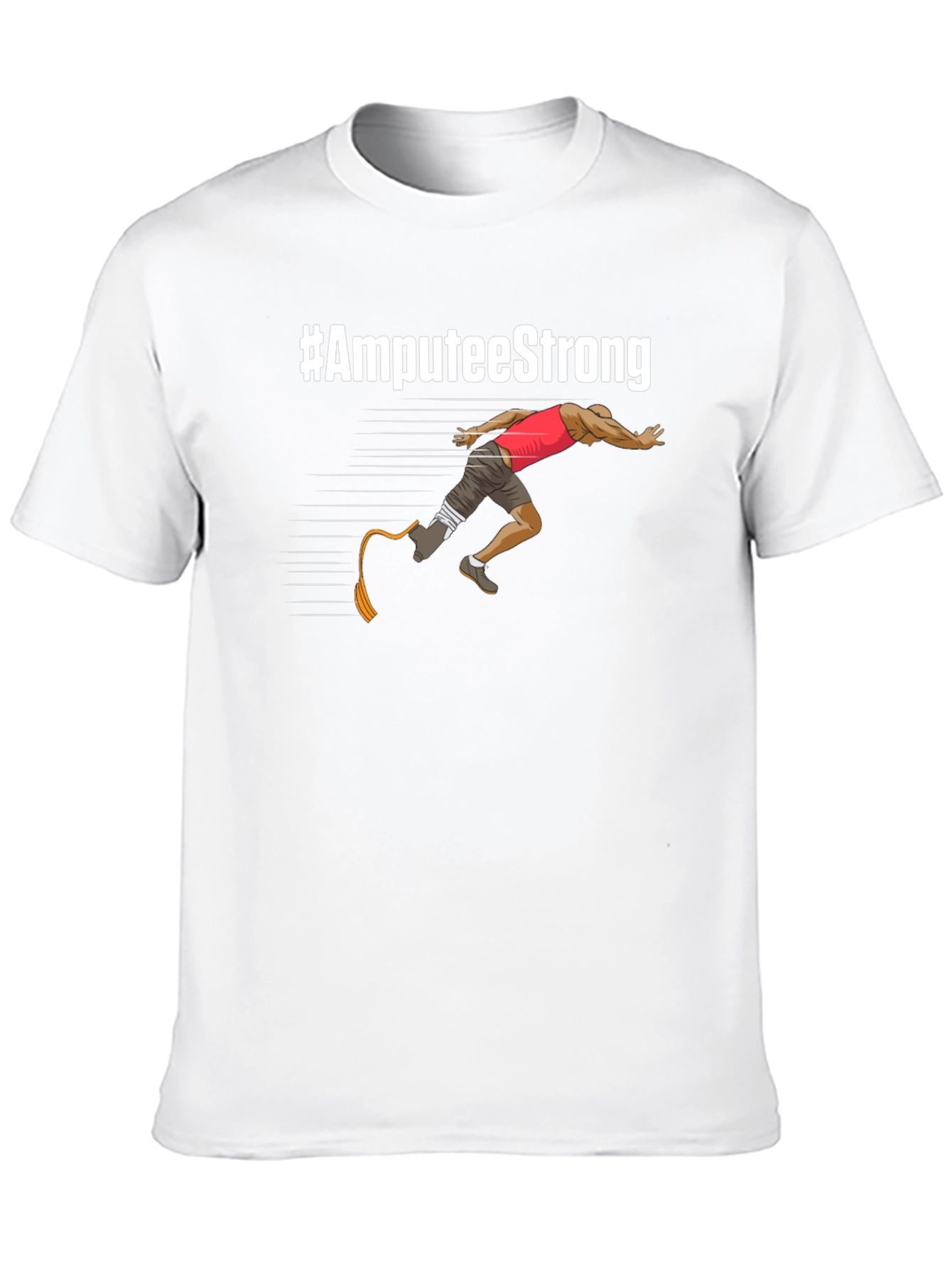 Amputee Strong T-Shirt - Inspirational Design
