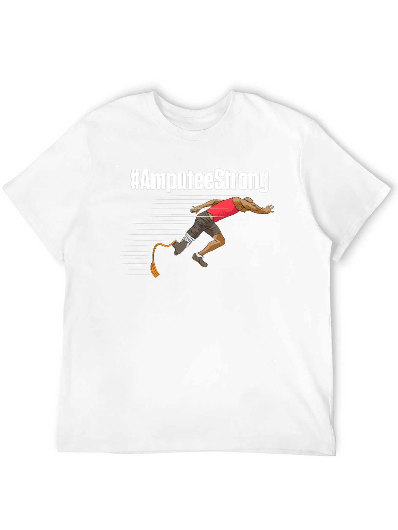 Amputee Strong T-Shirt - Inspirational Design
