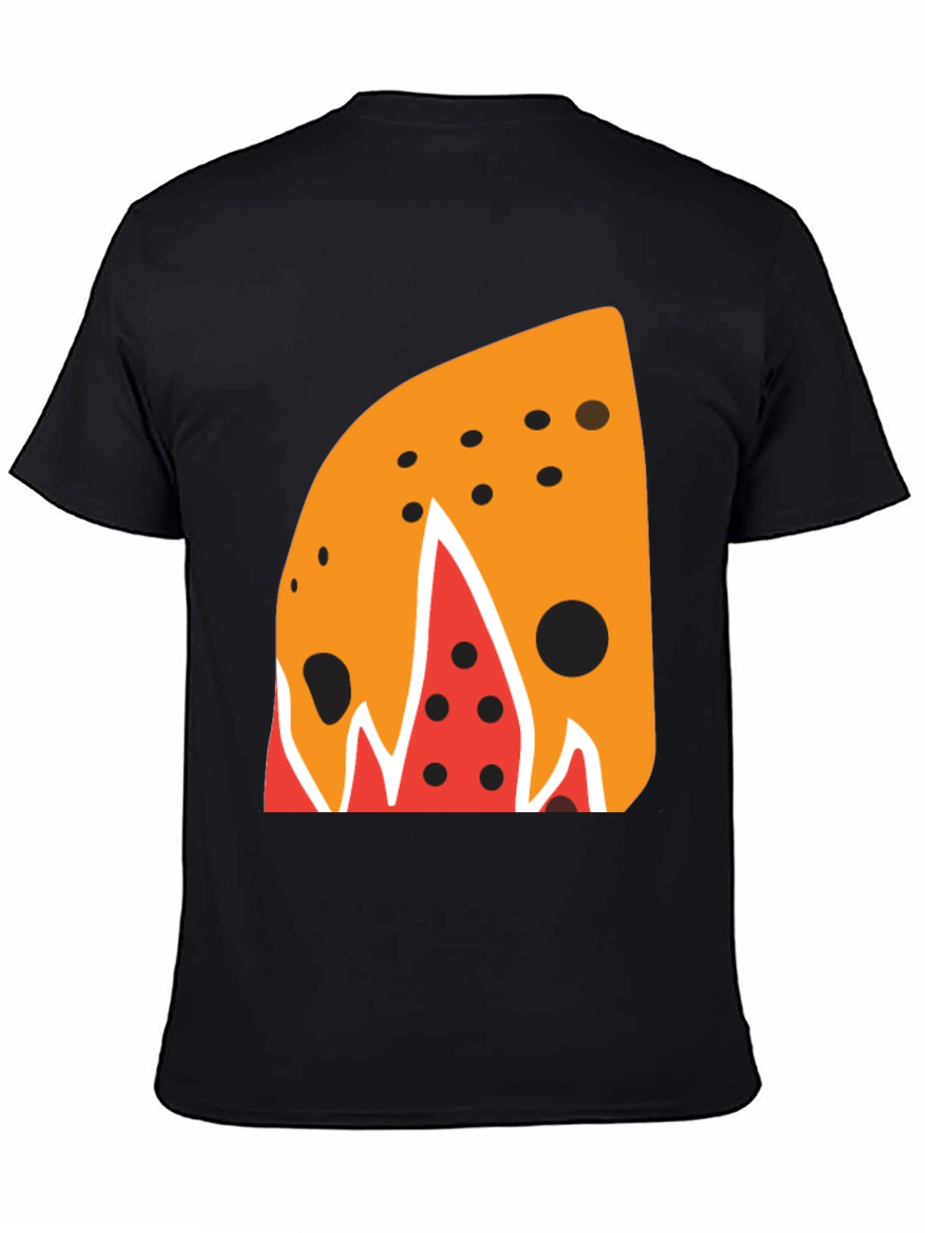 Abstract Slice Graphic Tee - Mens Black T-Shirt