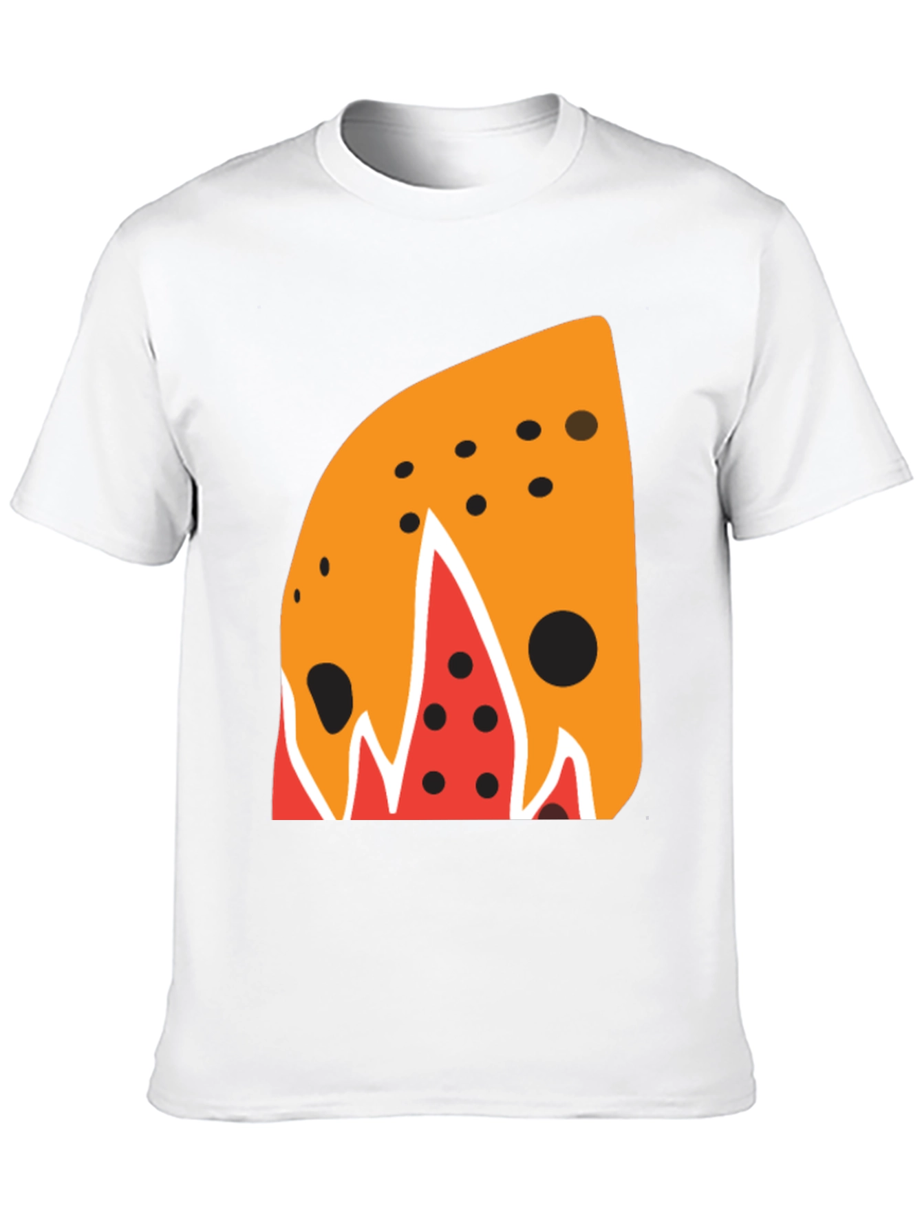Abstract Slice Graphic Tee - Mens Black T-Shirt