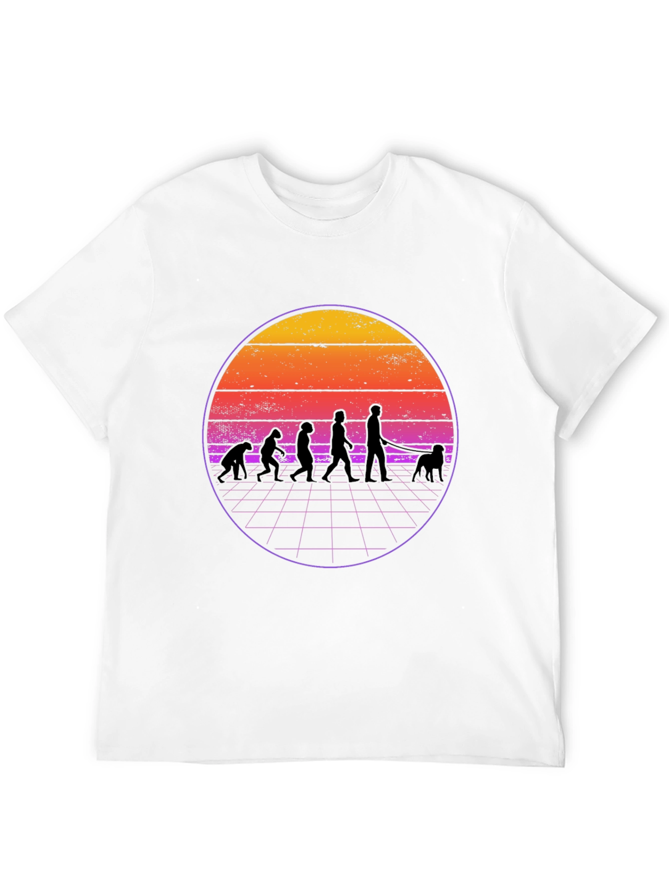 Evolution of Dog Owner Retro T-Shirt
