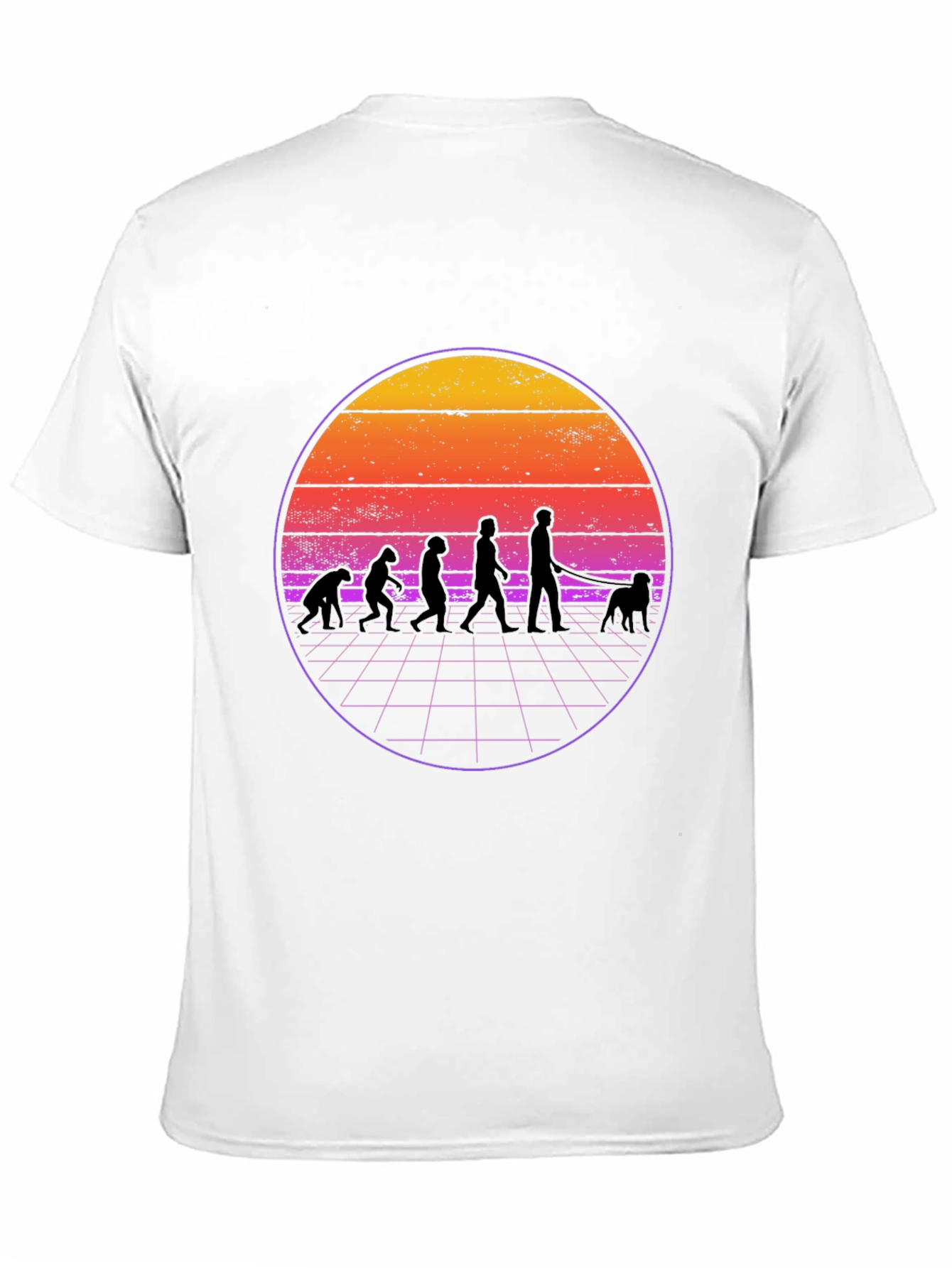 Evolution of Dog Owner Retro T-Shirt