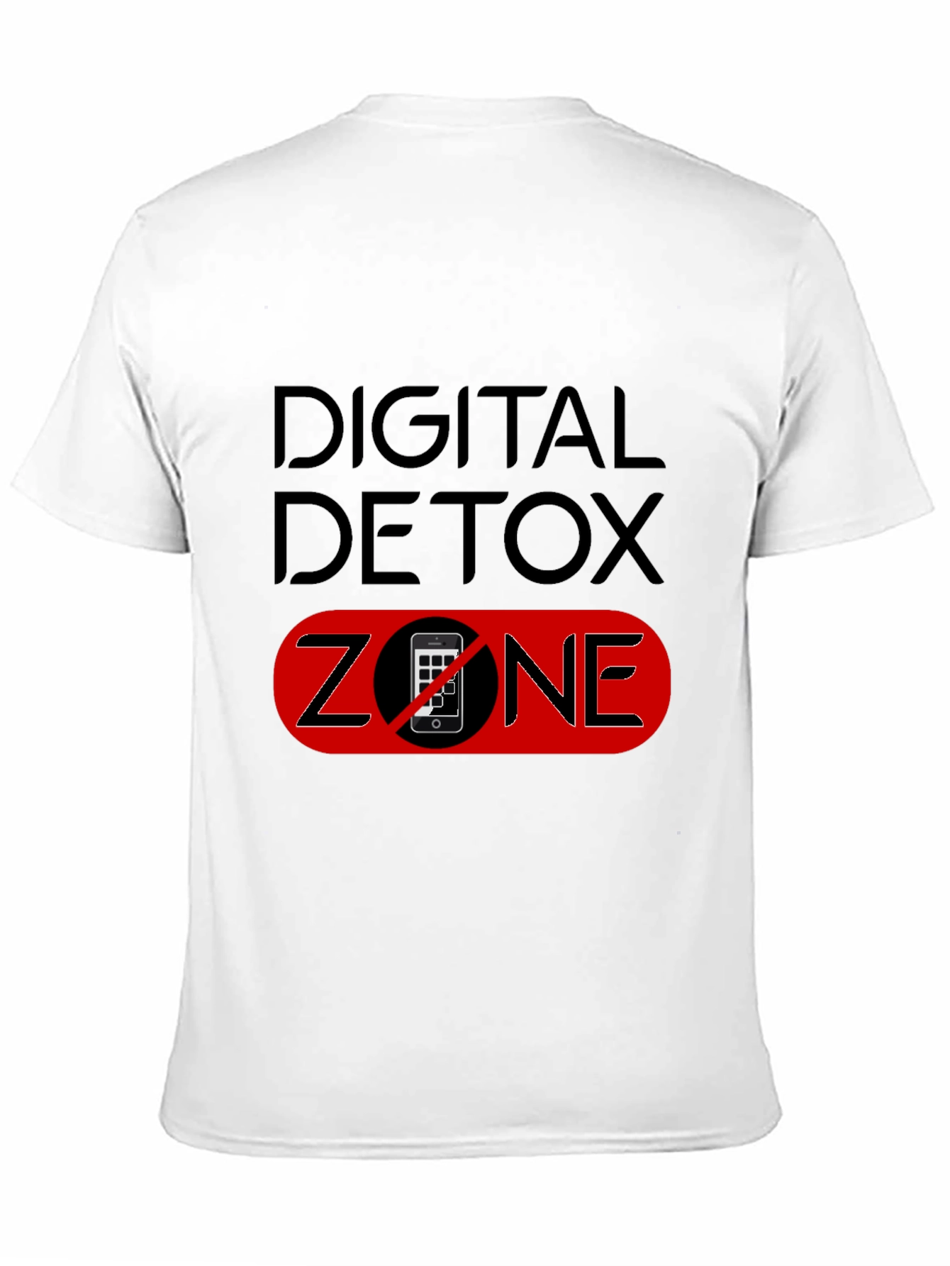 Digital Detox Zone Black T-Shirt