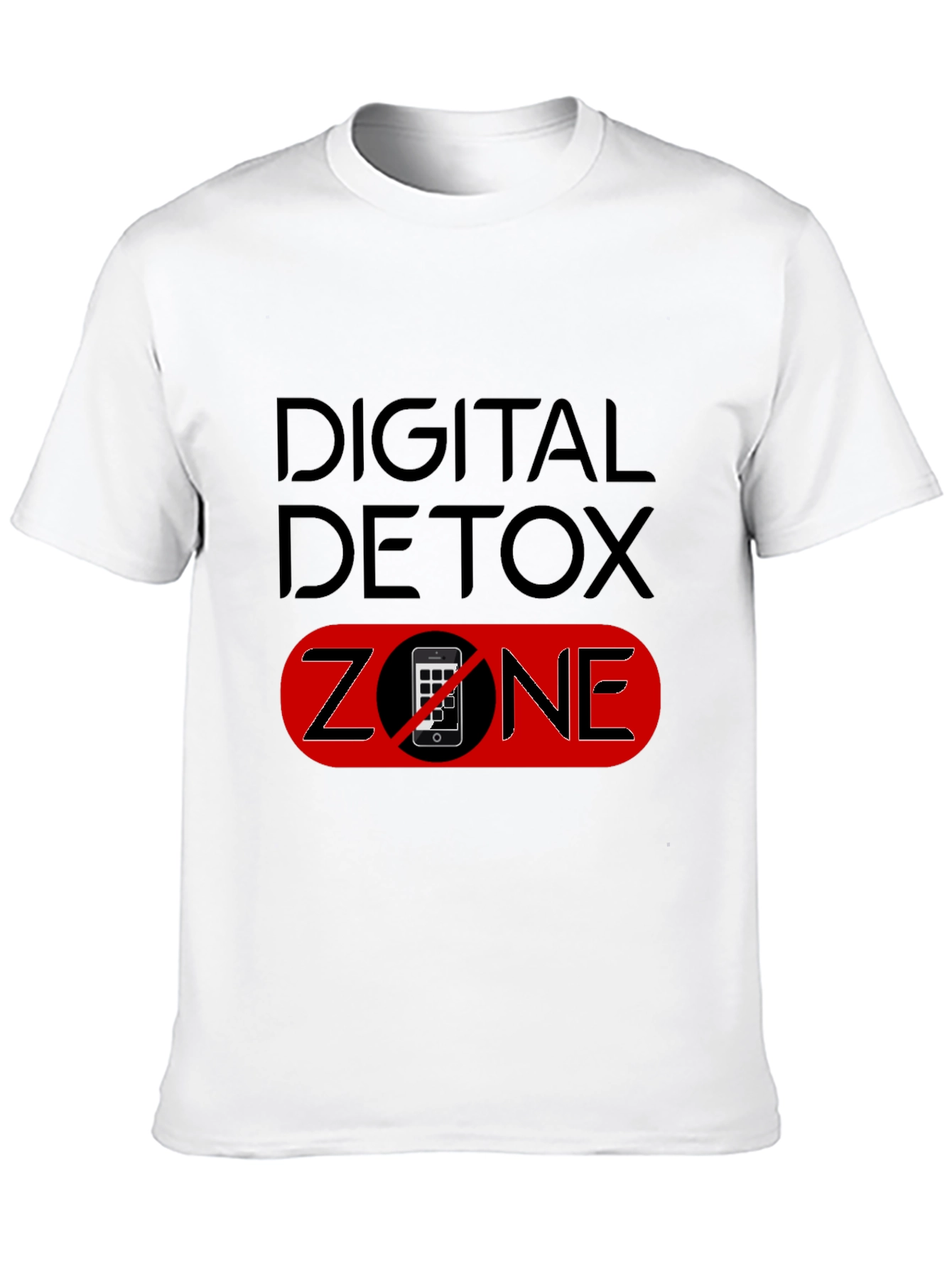 Digital Detox Zone Black T-Shirt