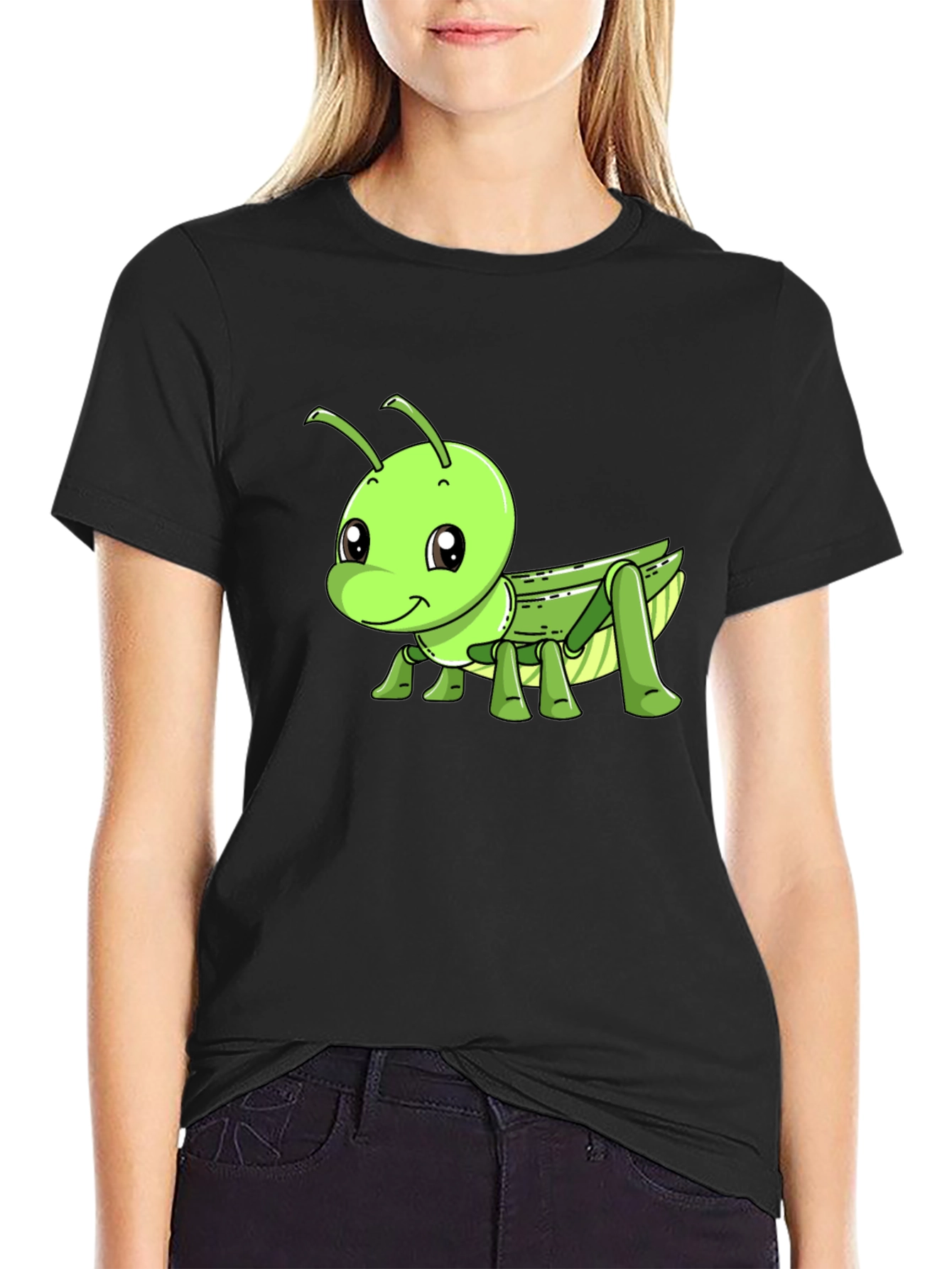Cartoon Grasshopper Graphic Tee