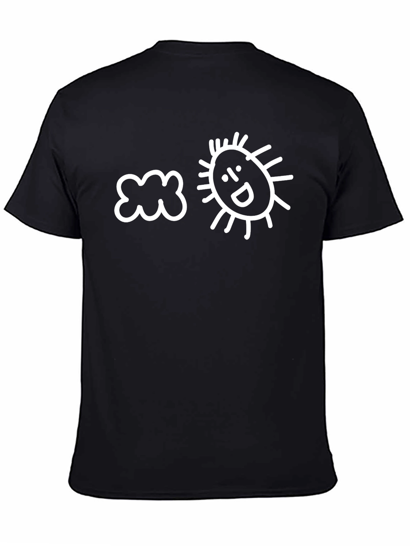 Cloud and Happy Sun Graphic T-Shirt