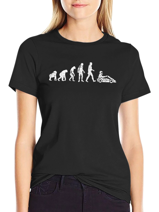 Evolution of Kart Racing T-Shirt - Black