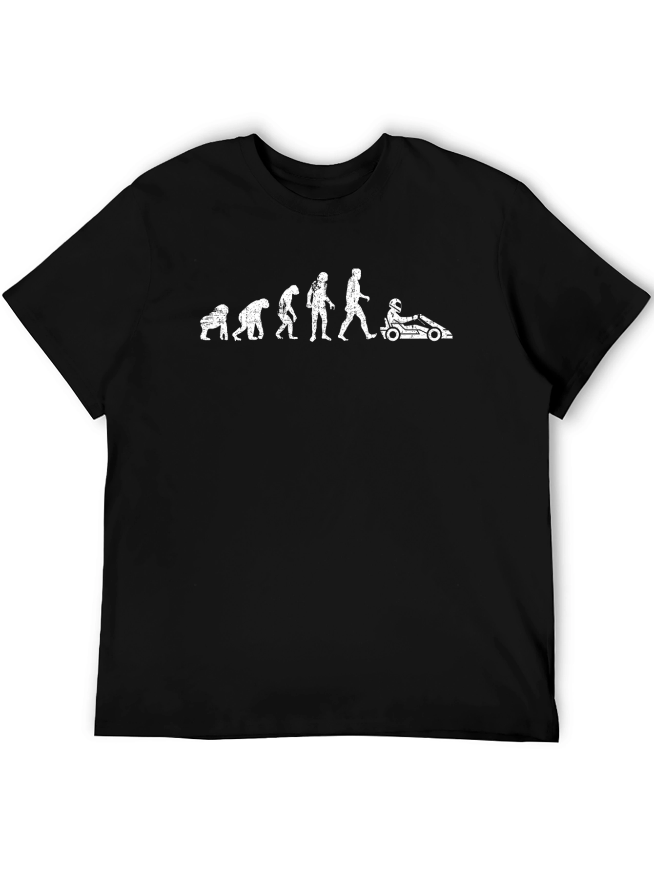 Evolution of Kart Racing T-Shirt - Black
