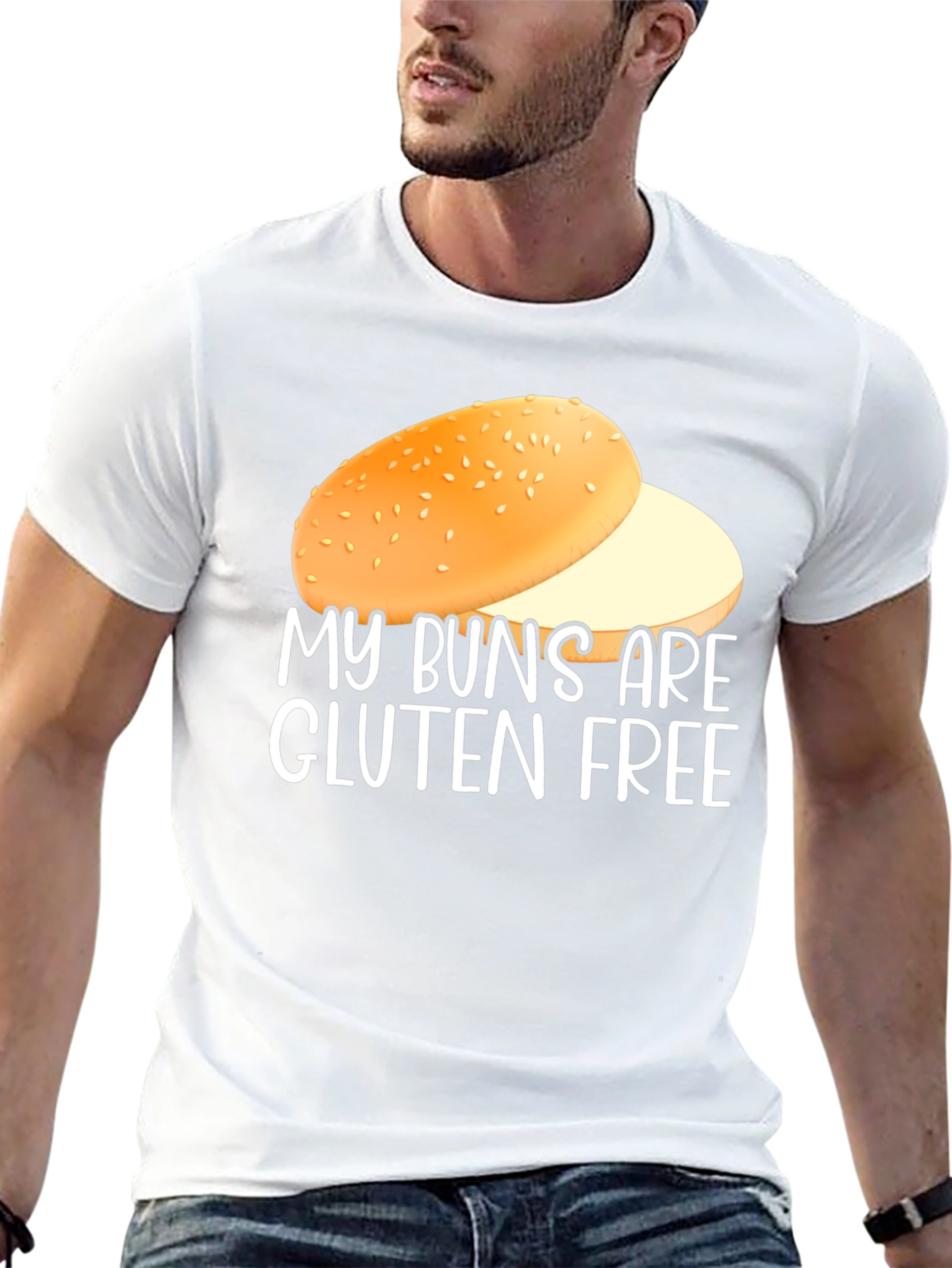 Gluten Free Buns Graphic T-Shirt