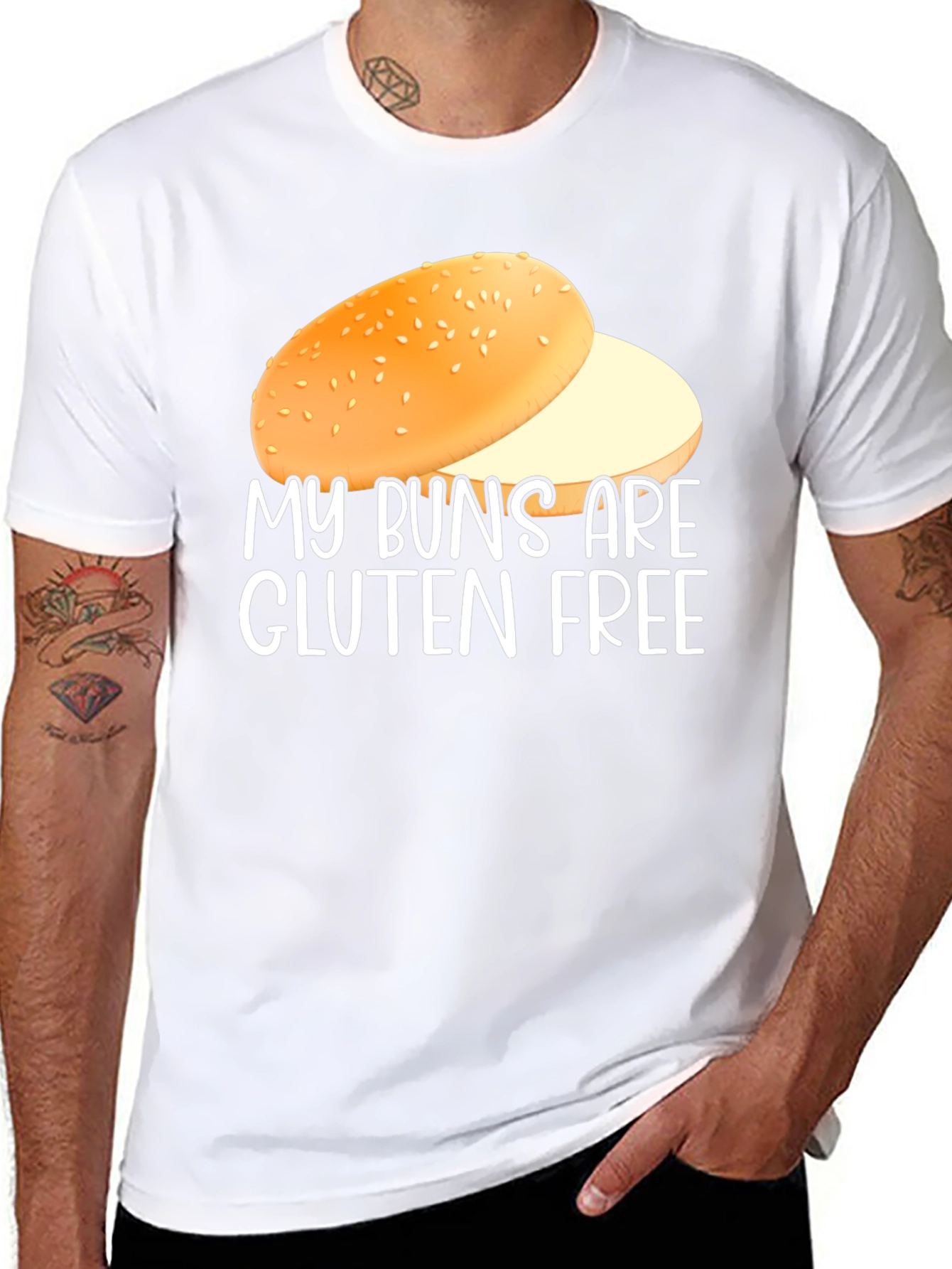 Gluten Free Buns Graphic T-Shirt