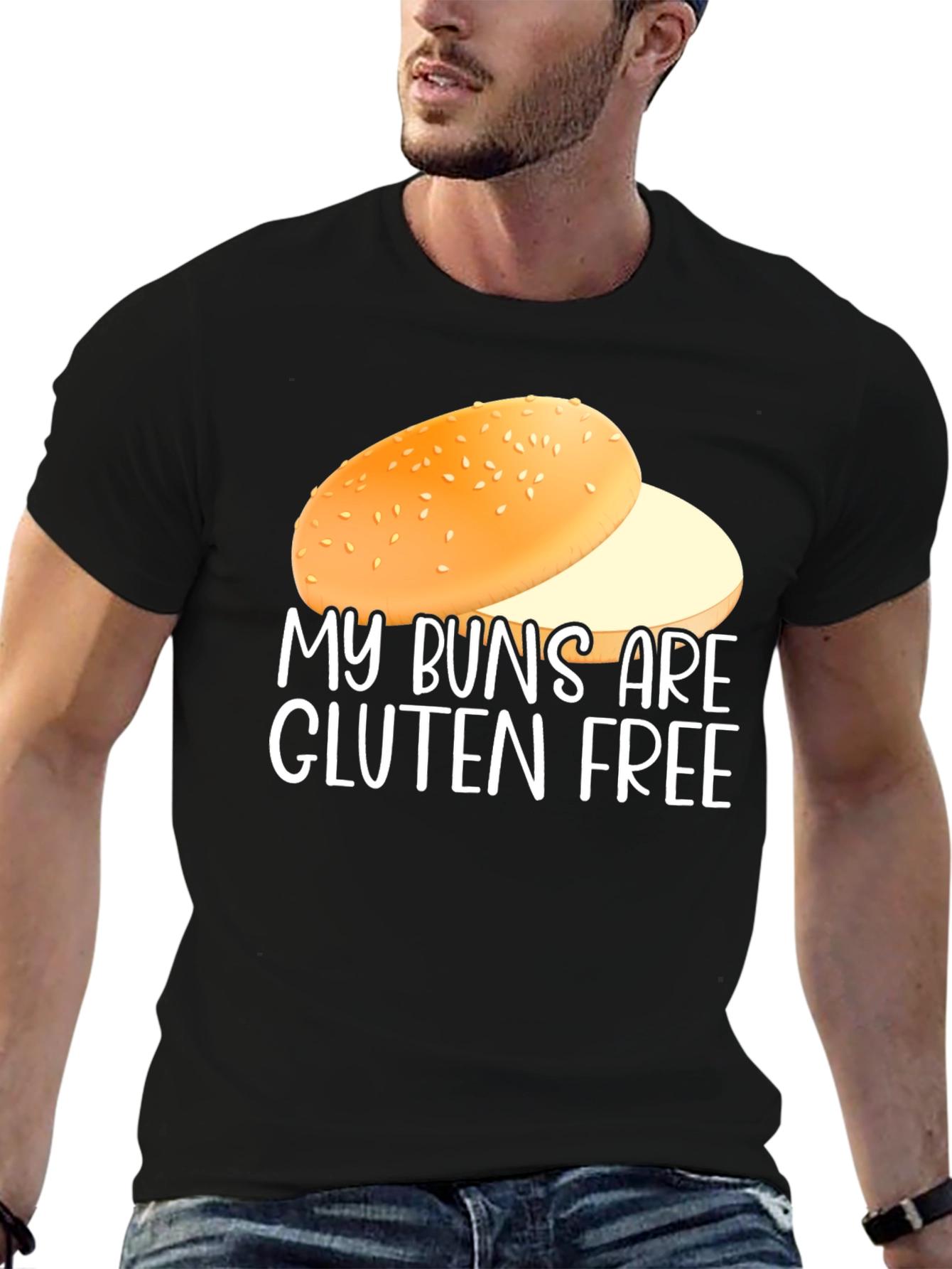 Gluten Free Buns Graphic T-Shirt