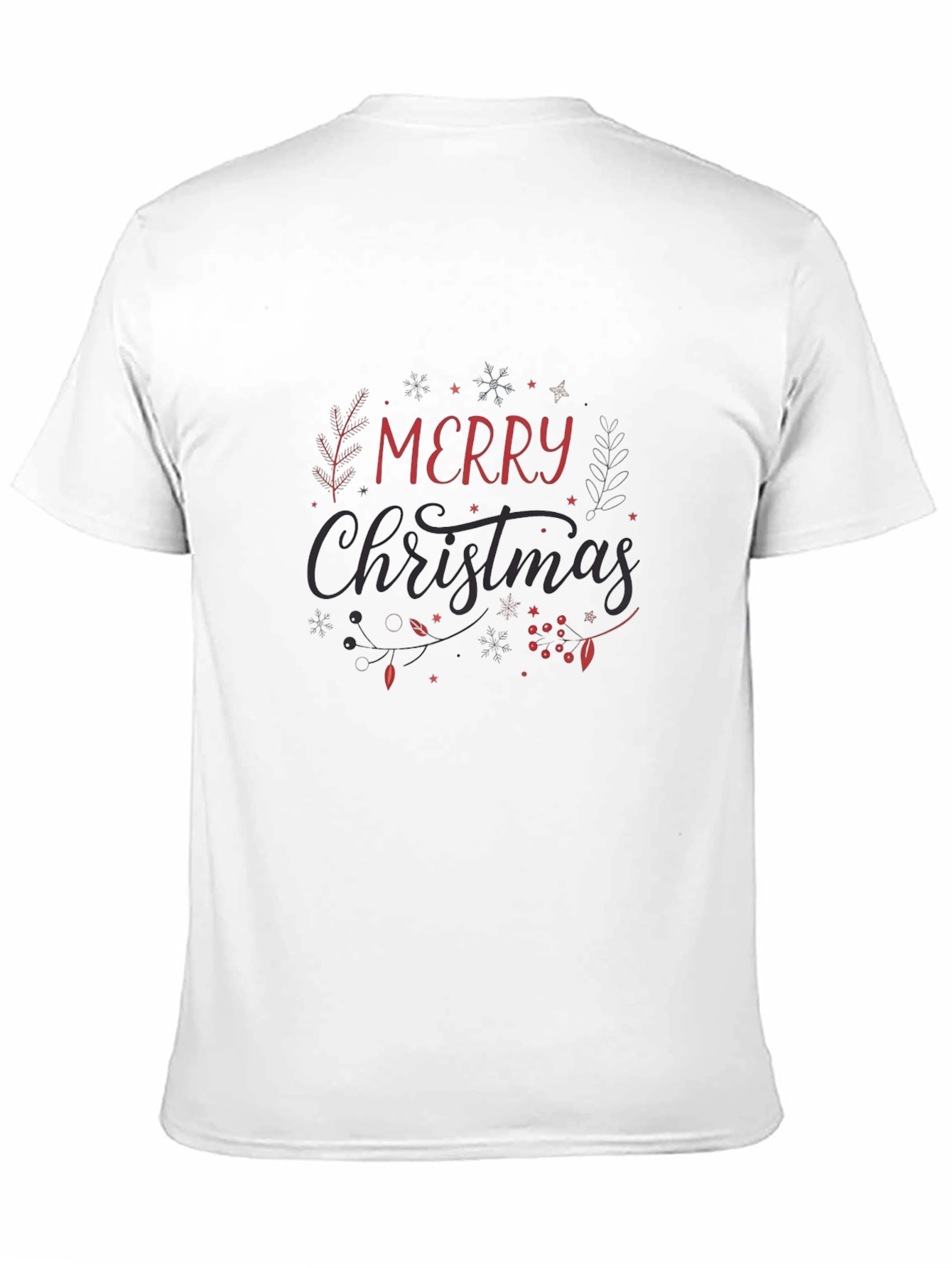 Merry Christmas Graphic Tee - Holiday Style