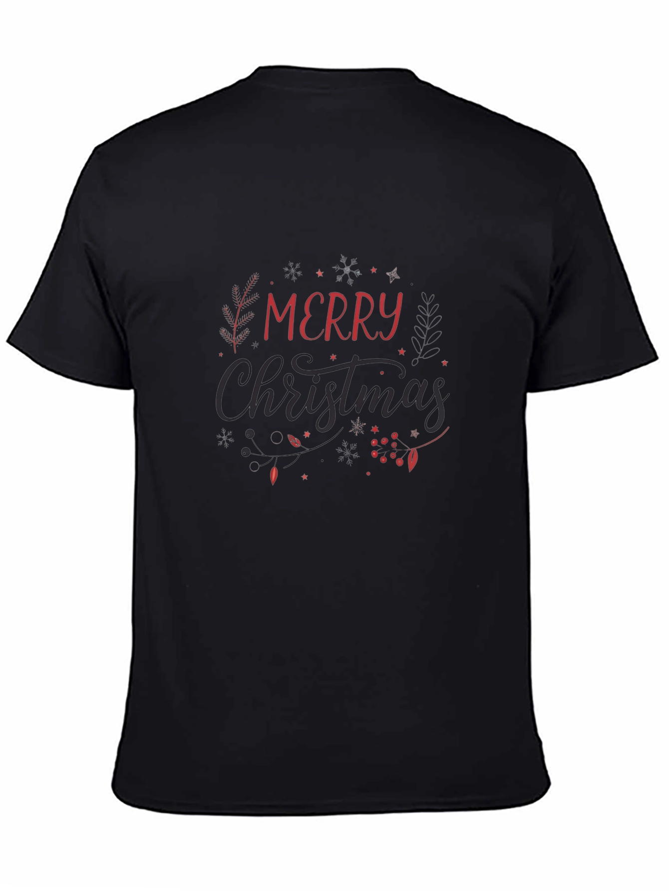 Merry Christmas Graphic Tee - Holiday Style