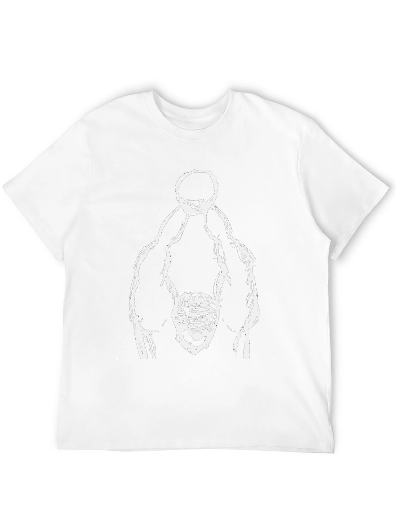 Abstract Graphic Print Tee