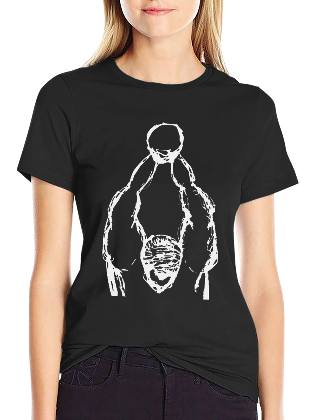 Abstract Graphic Print Tee
