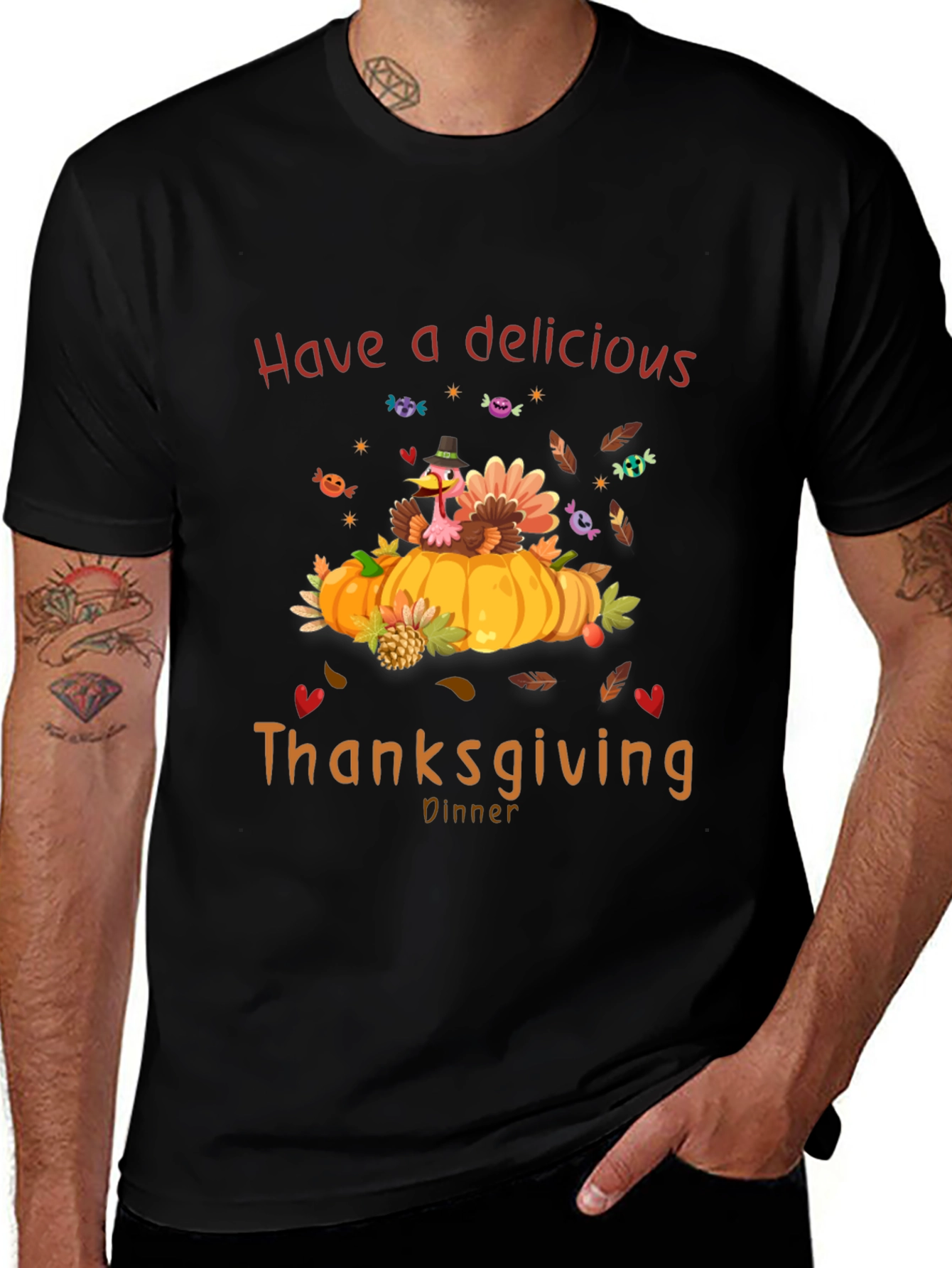 Thanksgiving Turkey Dinner T-Shirt