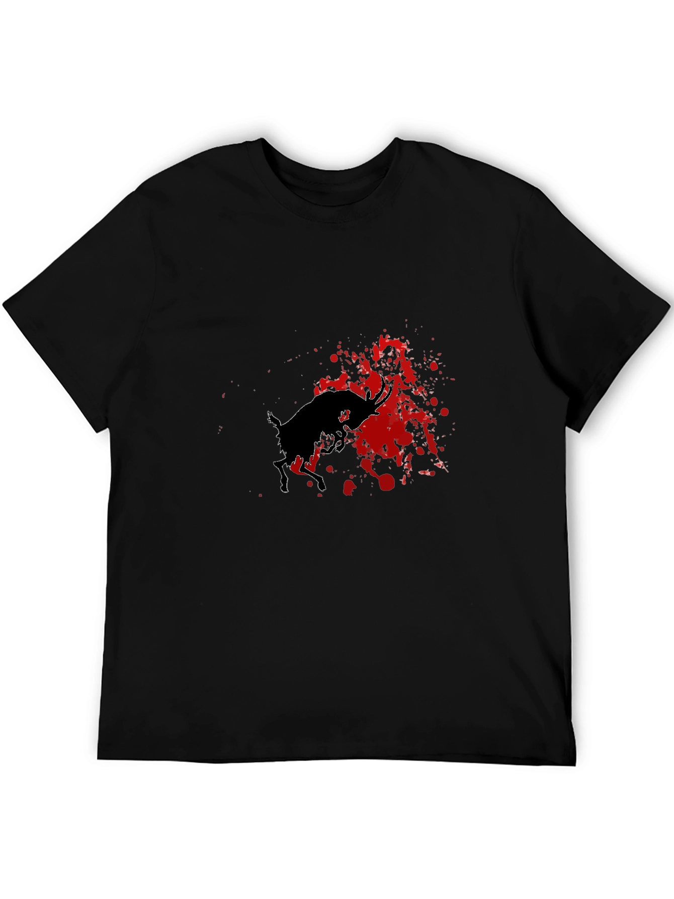 Bull Graphic Black T-Shirt