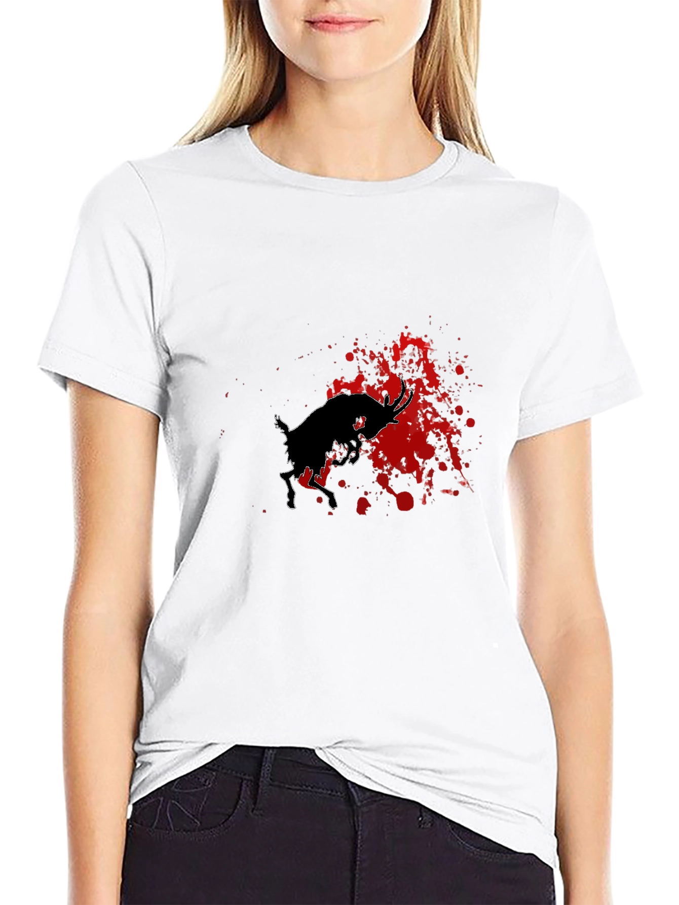 Bull Graphic Black T-Shirt