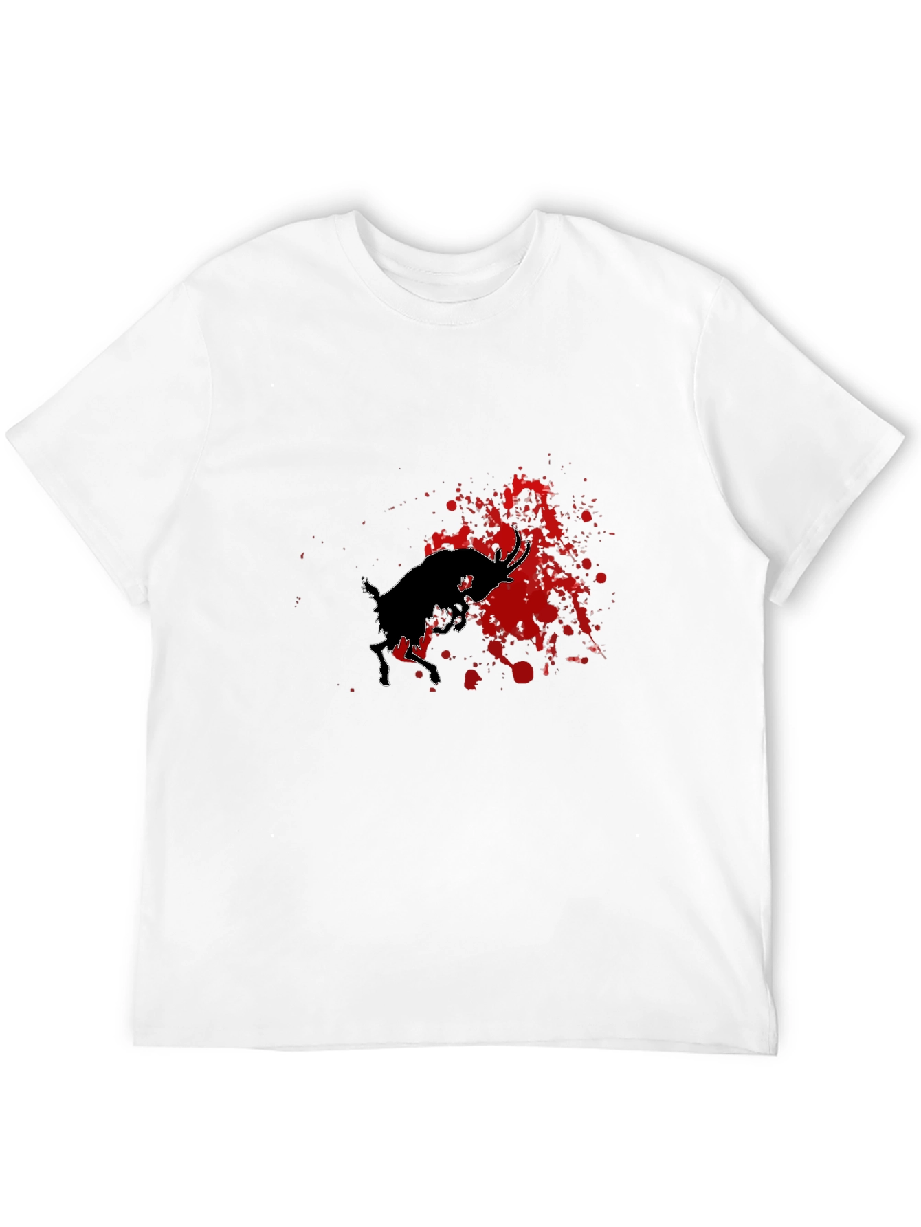 Bull Graphic Black T-Shirt
