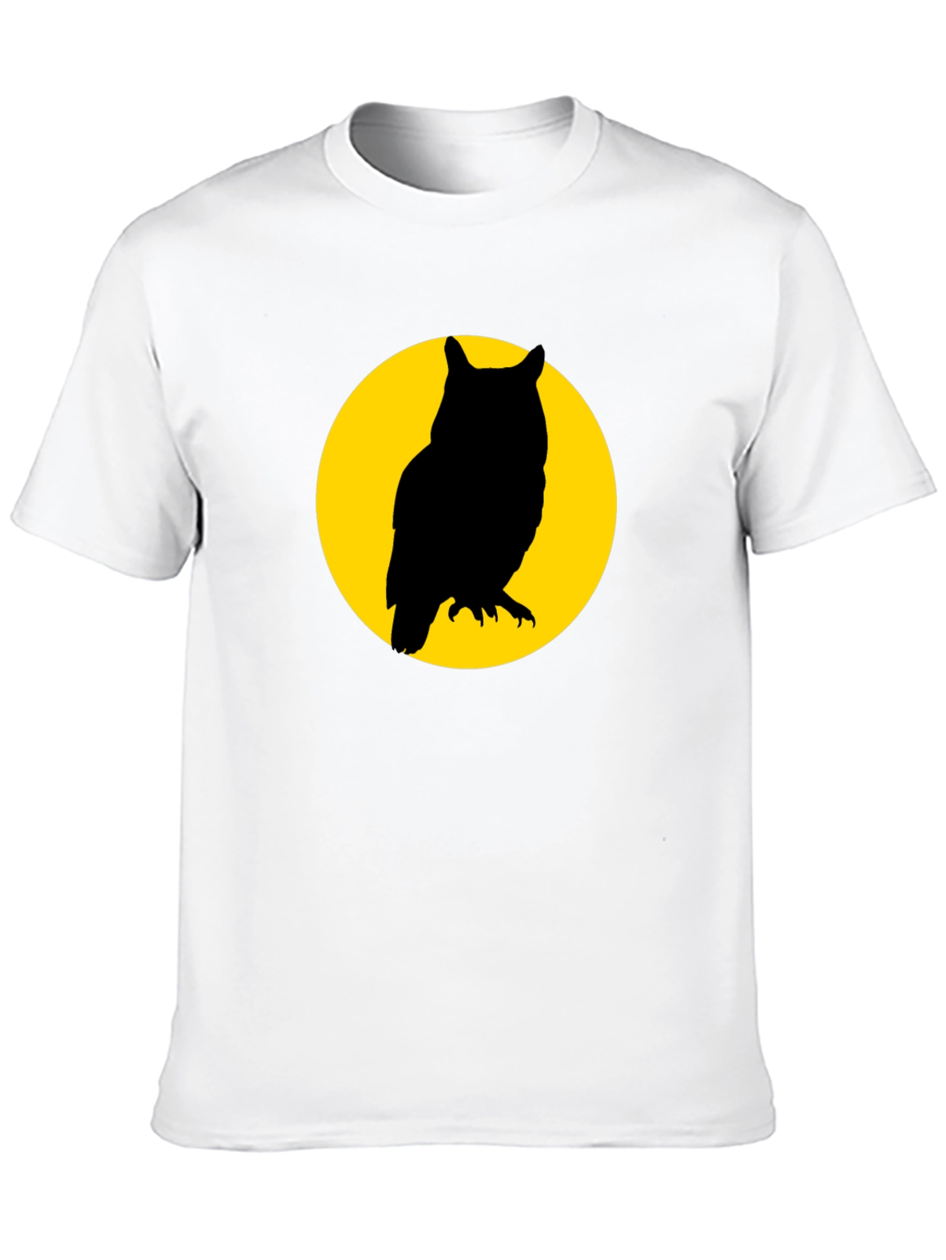 Owl Silhouette Graphic T-Shirt