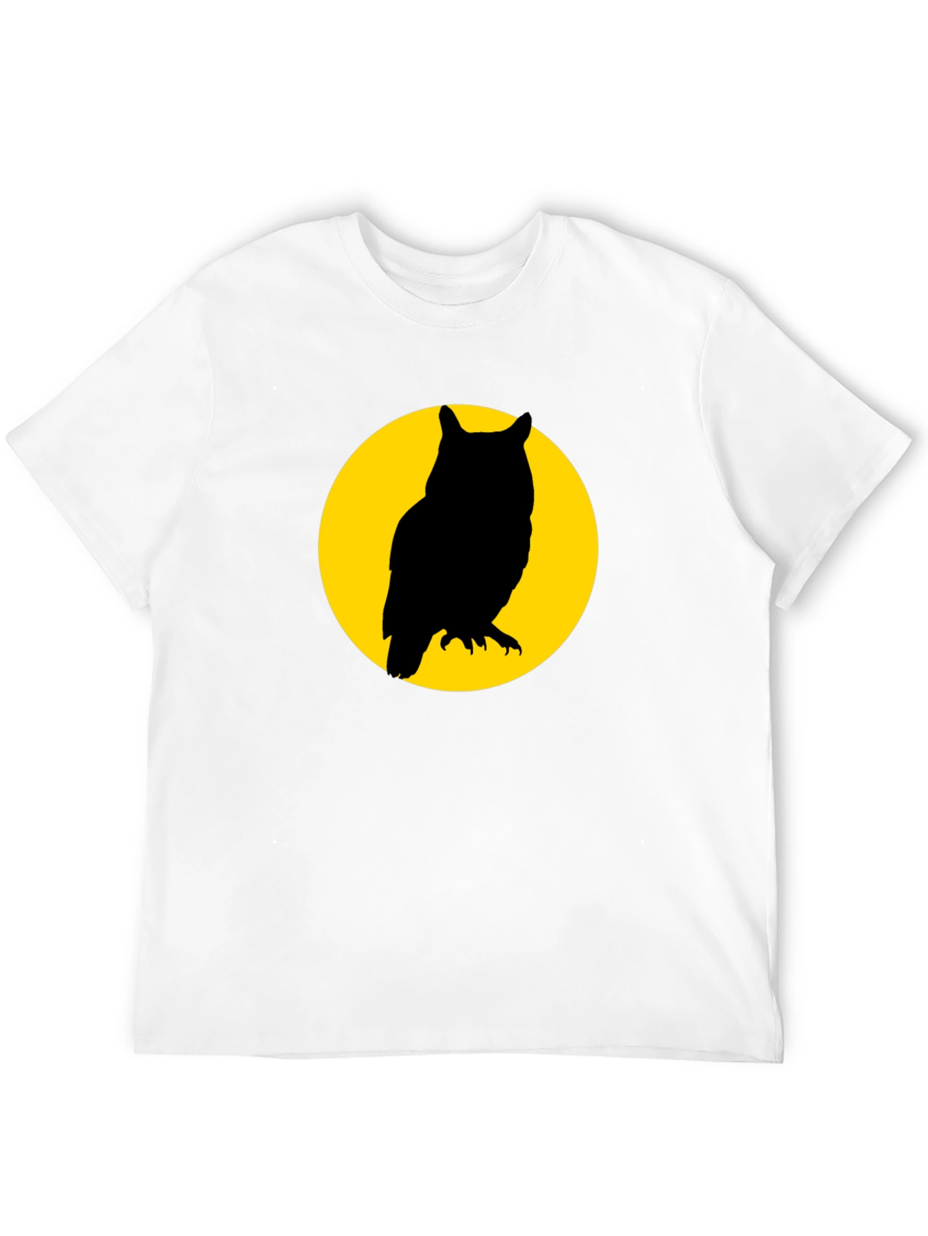 Owl Silhouette Graphic T-Shirt