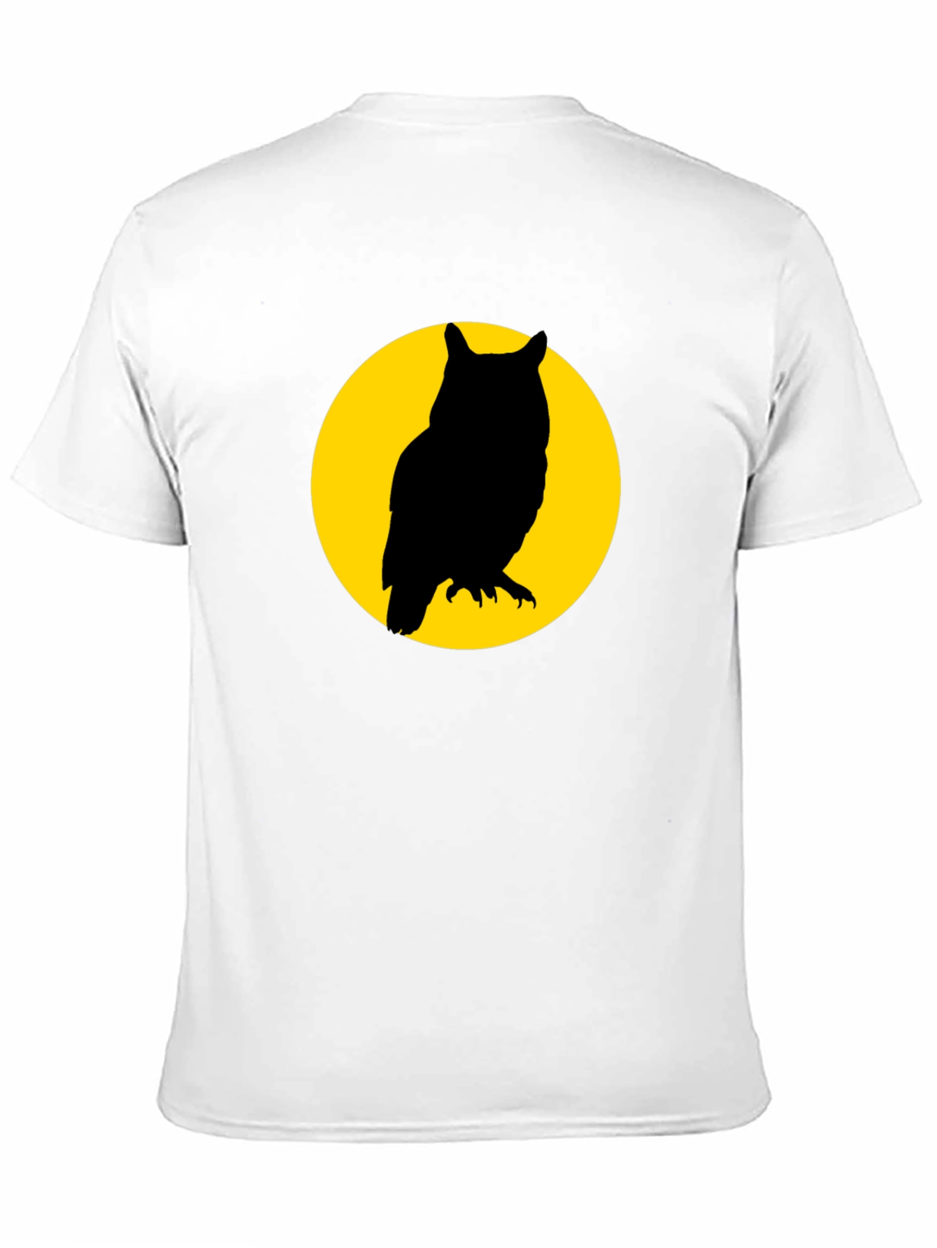 Owl Silhouette Graphic T-Shirt