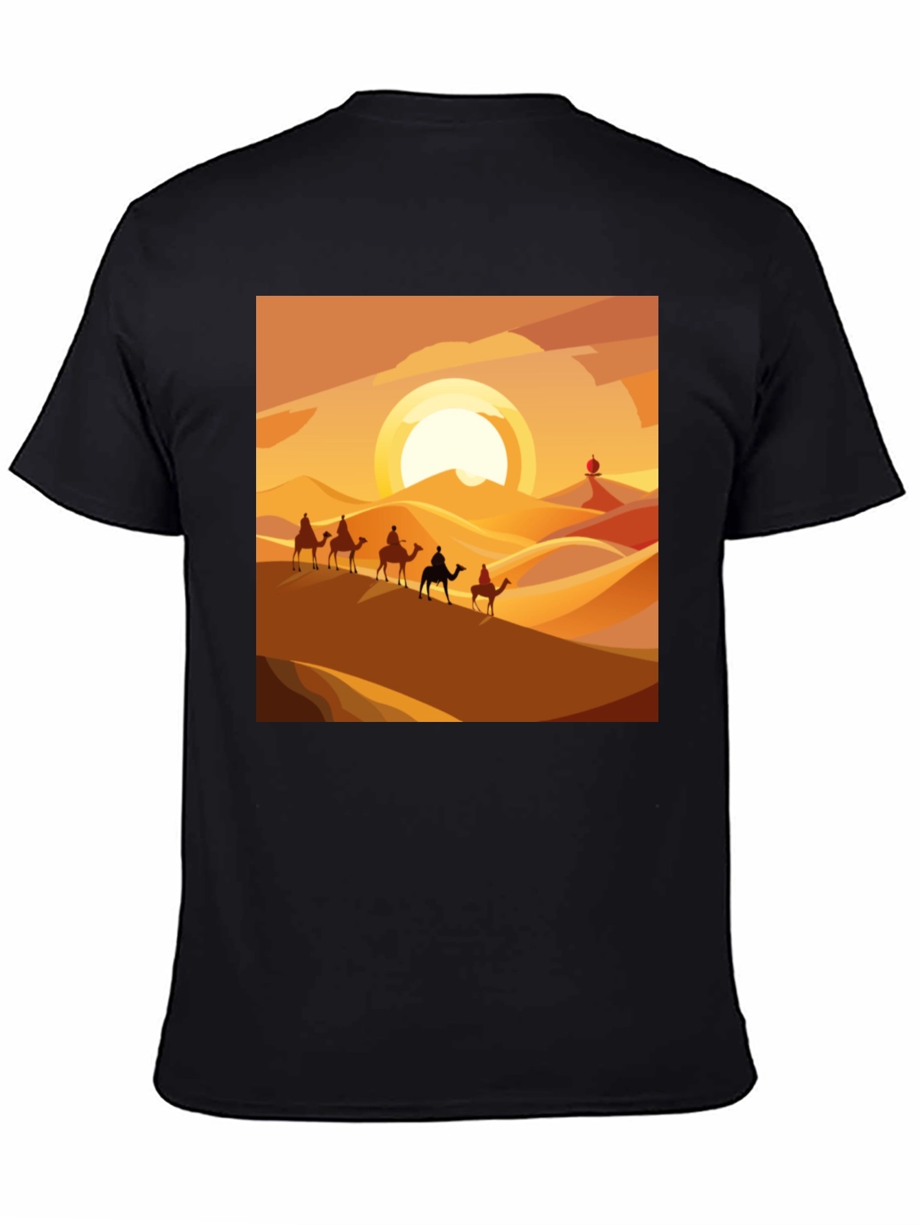 Desert Caravan Graphic T-Shirt