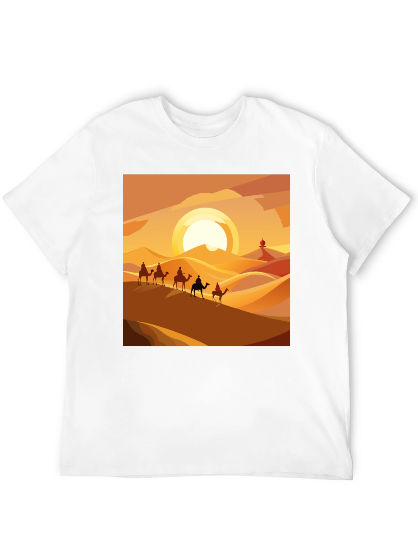 Desert Caravan Graphic T-Shirt
