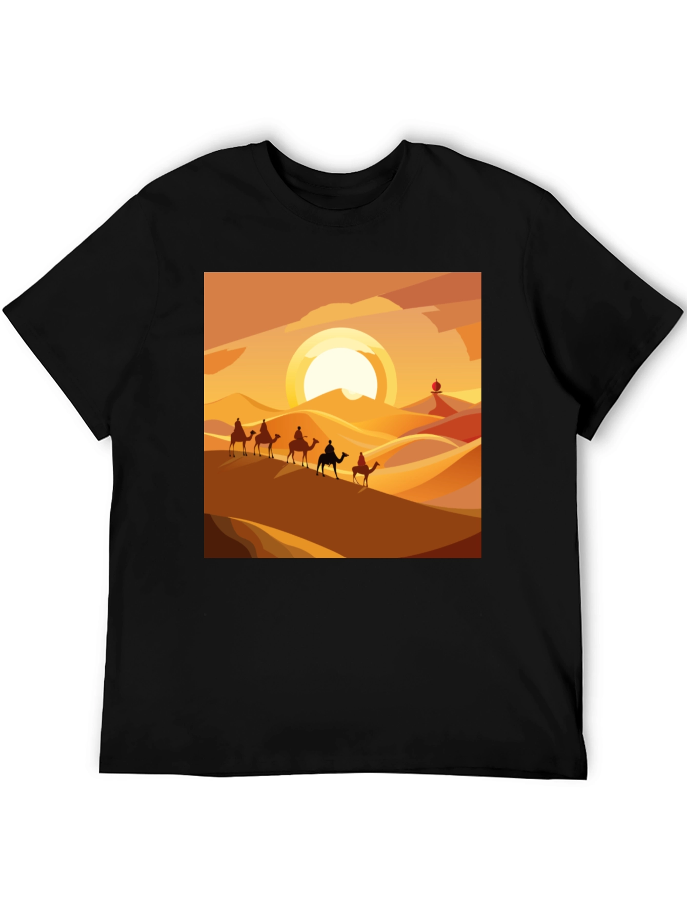 Desert Caravan Graphic T-Shirt