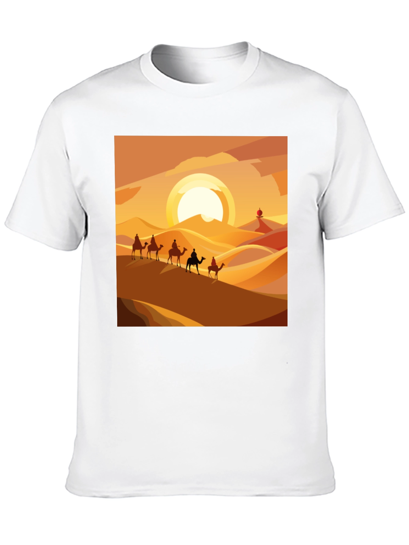 Desert Caravan Graphic T-Shirt