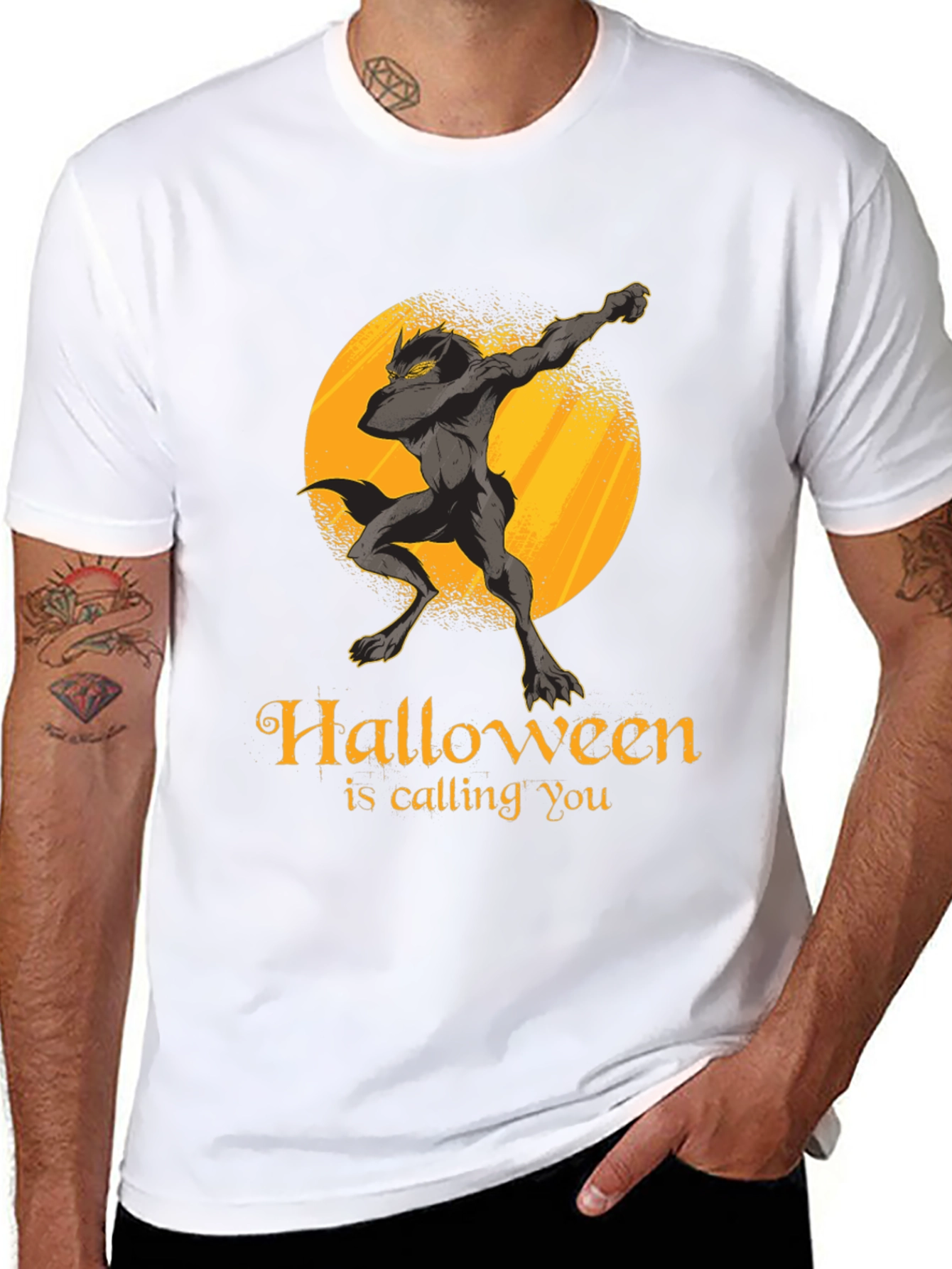 Halloween Werewolf Dab T-Shirt