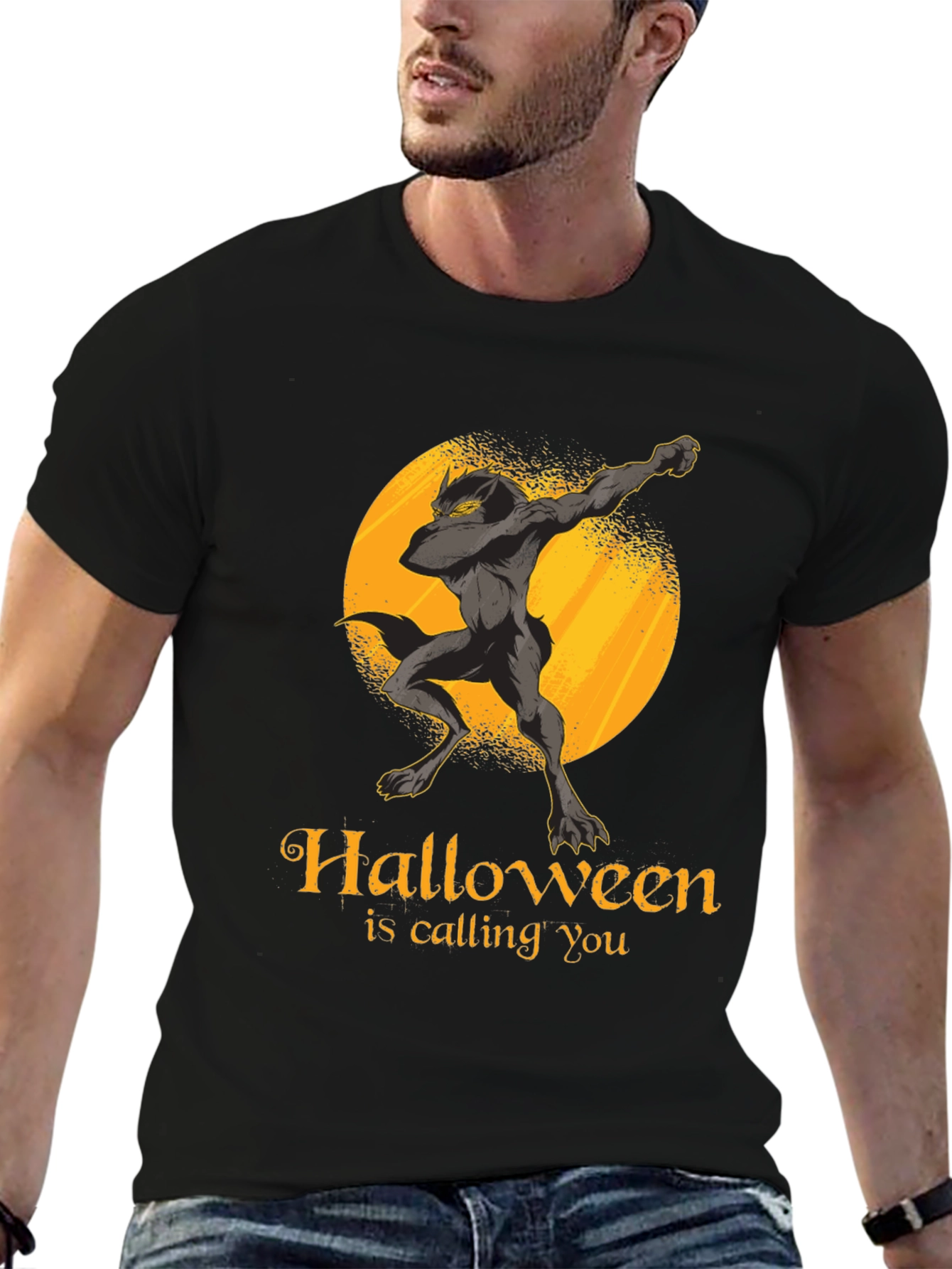 Halloween Werewolf Dab T-Shirt
