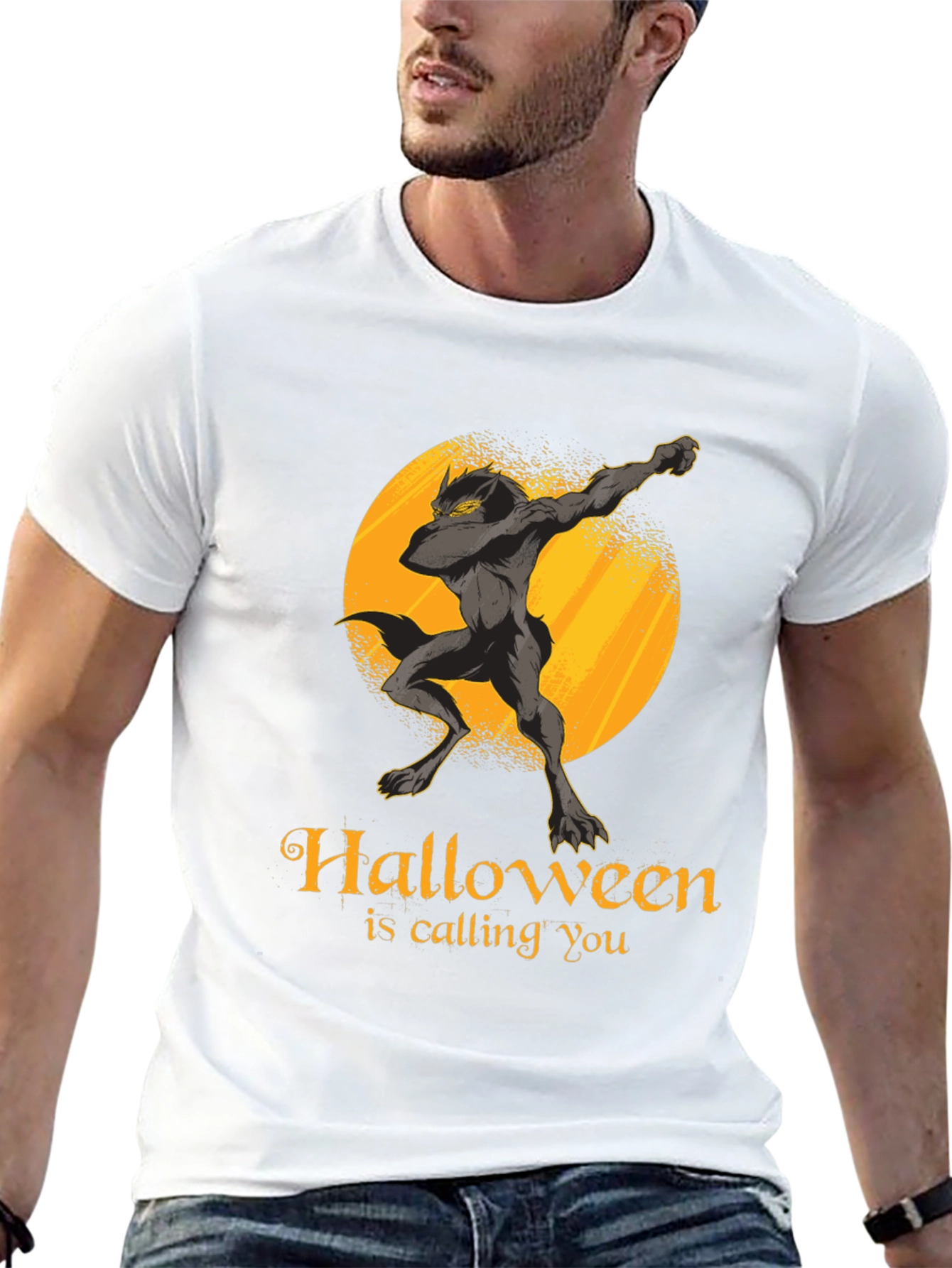 Halloween Werewolf Dab T-Shirt