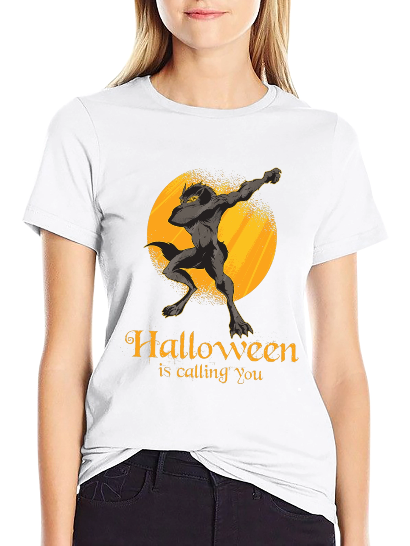 Halloween Werewolf Dab T-Shirt