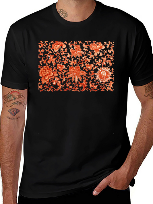 Floral Pattern Graphic Print T-Shirt