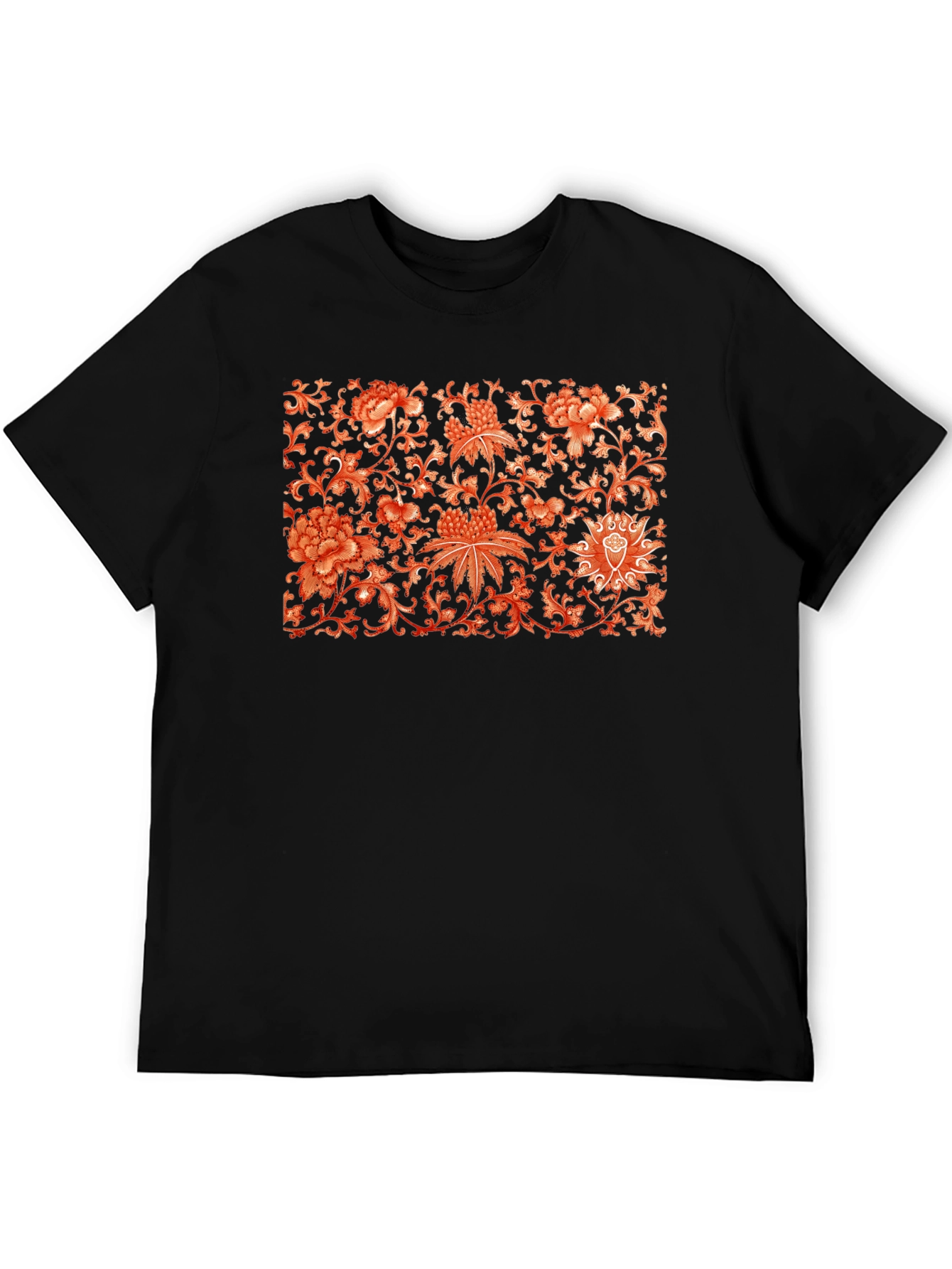 Floral Pattern Graphic Print T-Shirt