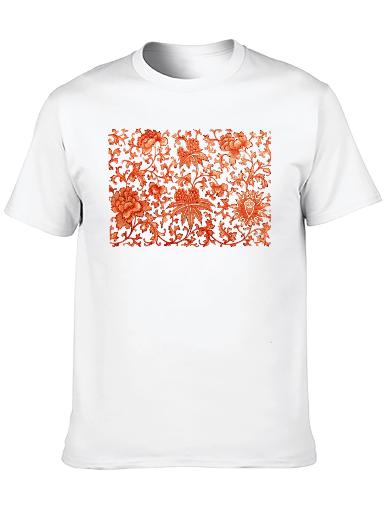 Floral Pattern Graphic Print T-Shirt