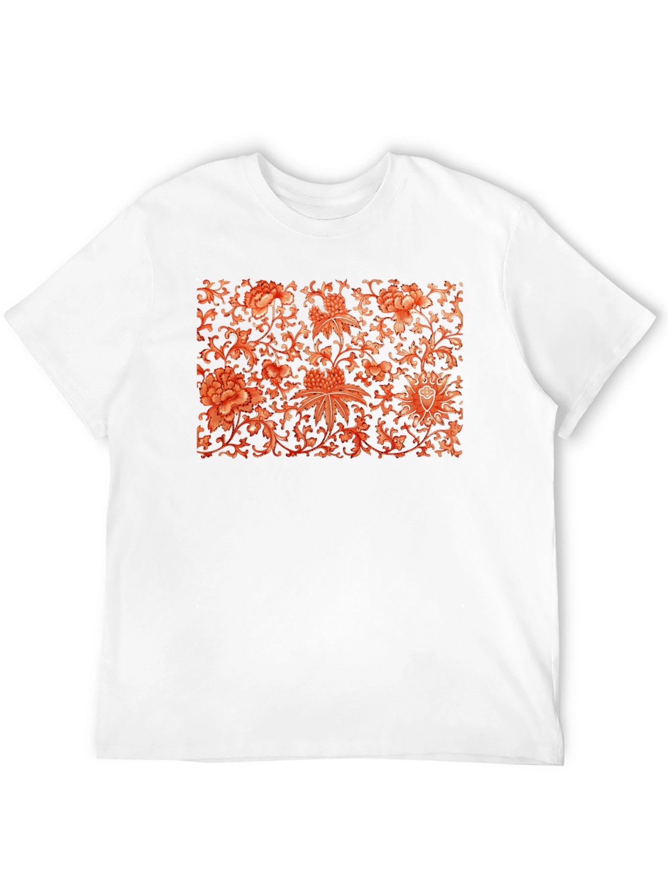 Floral Pattern Graphic Print T-Shirt
