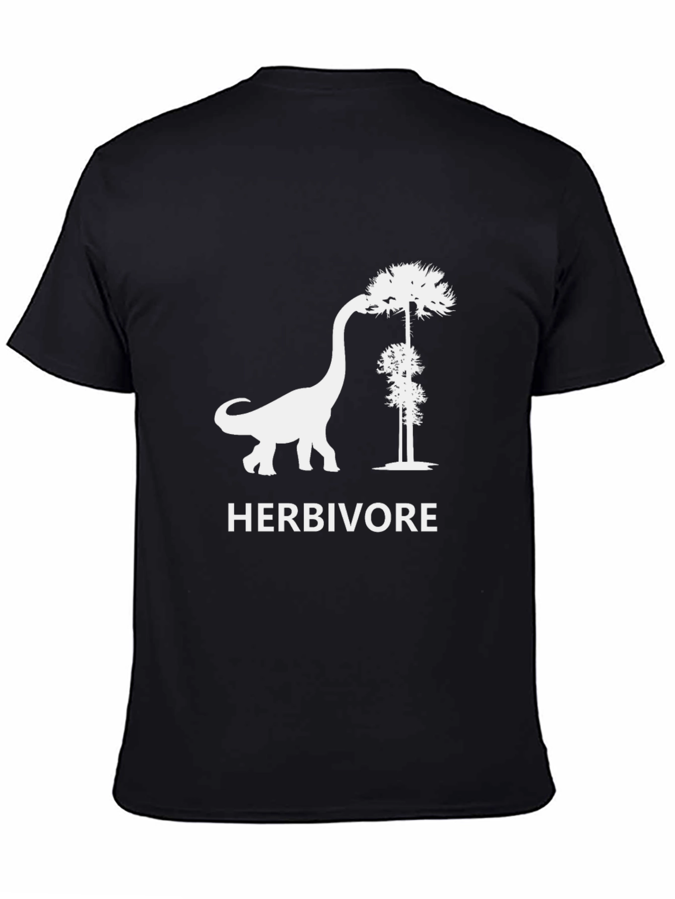 Herbivore Dinosaur Graphic Tee - Black