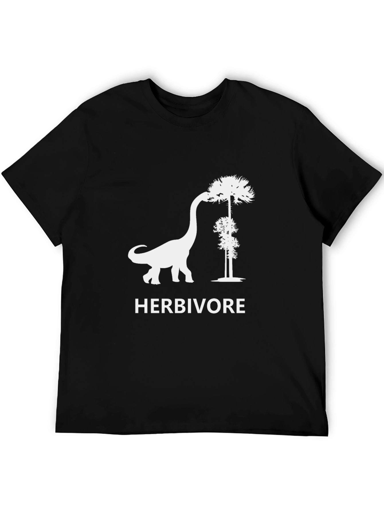 Herbivore Dinosaur Graphic Tee - Black