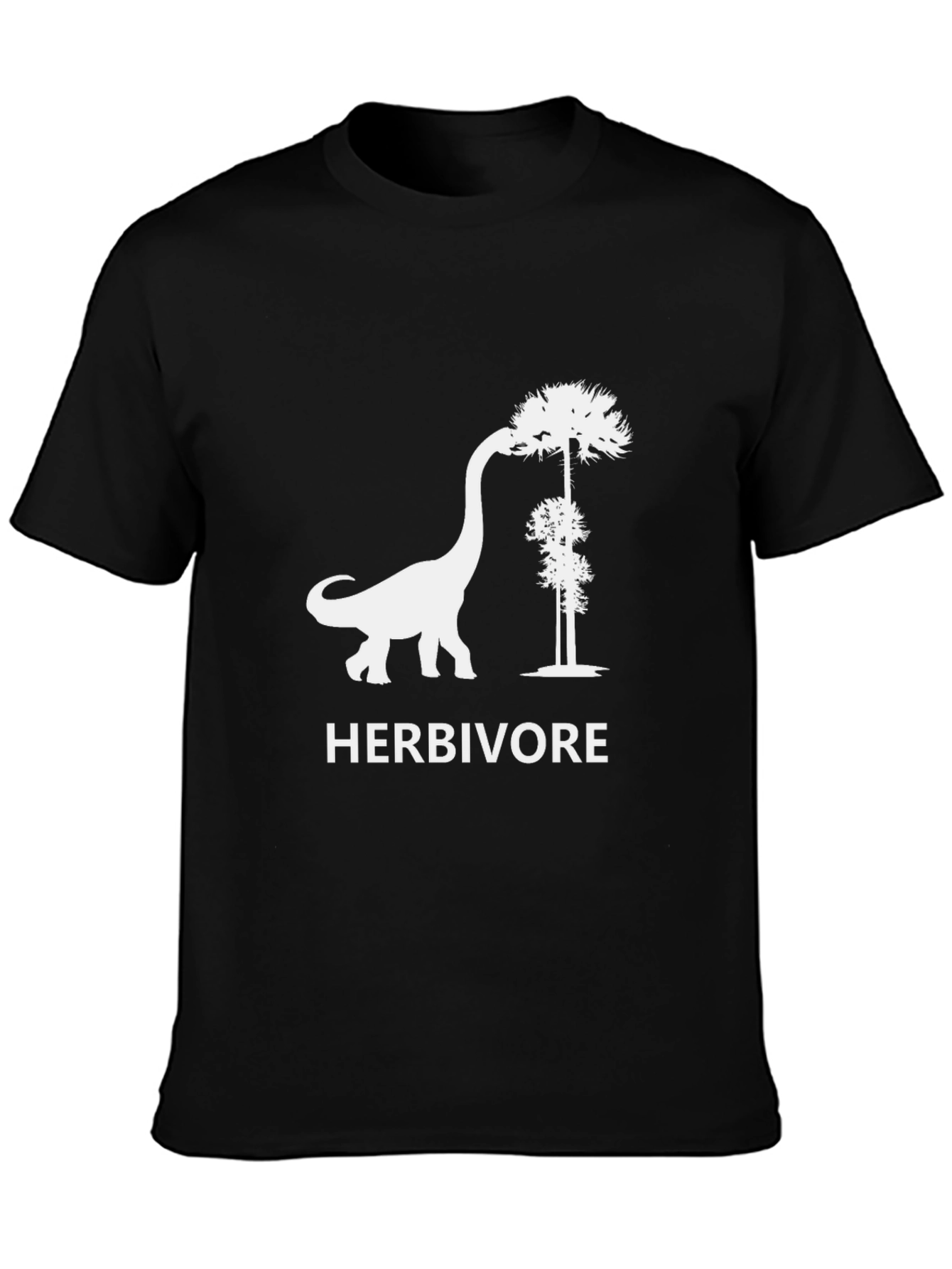 Herbivore Dinosaur Graphic Tee - Black
