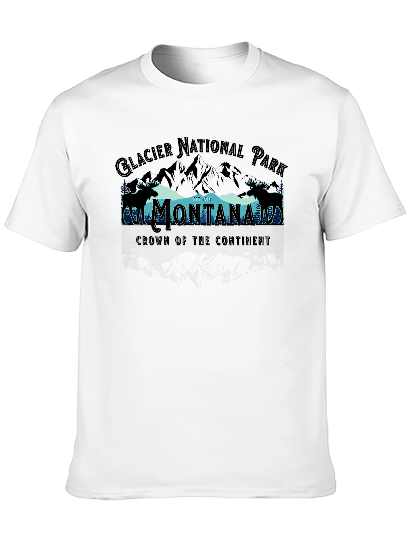Glacier National Park Montana Graphic Tee