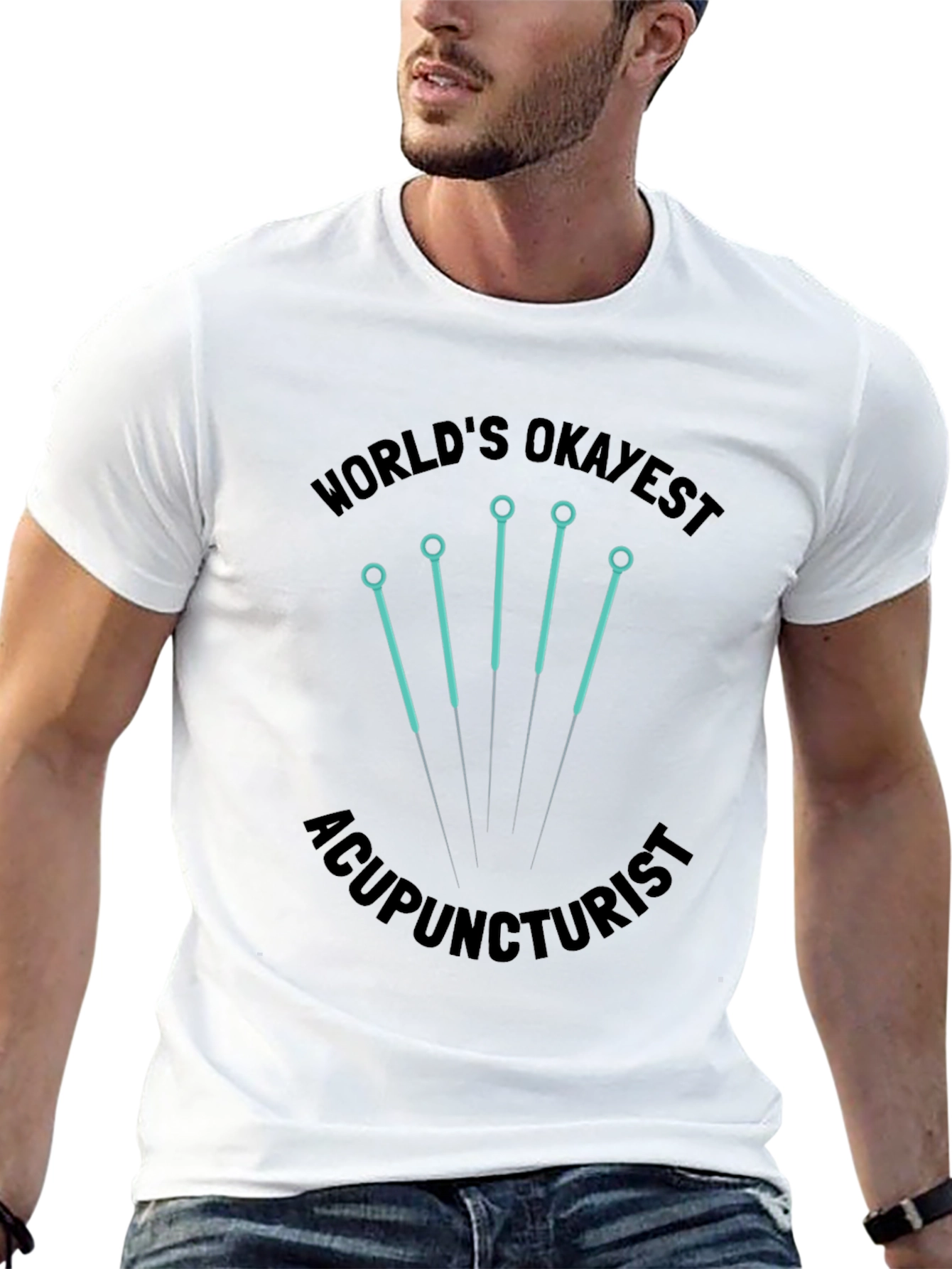 Worlds Okayest Acupuncturist Tee
