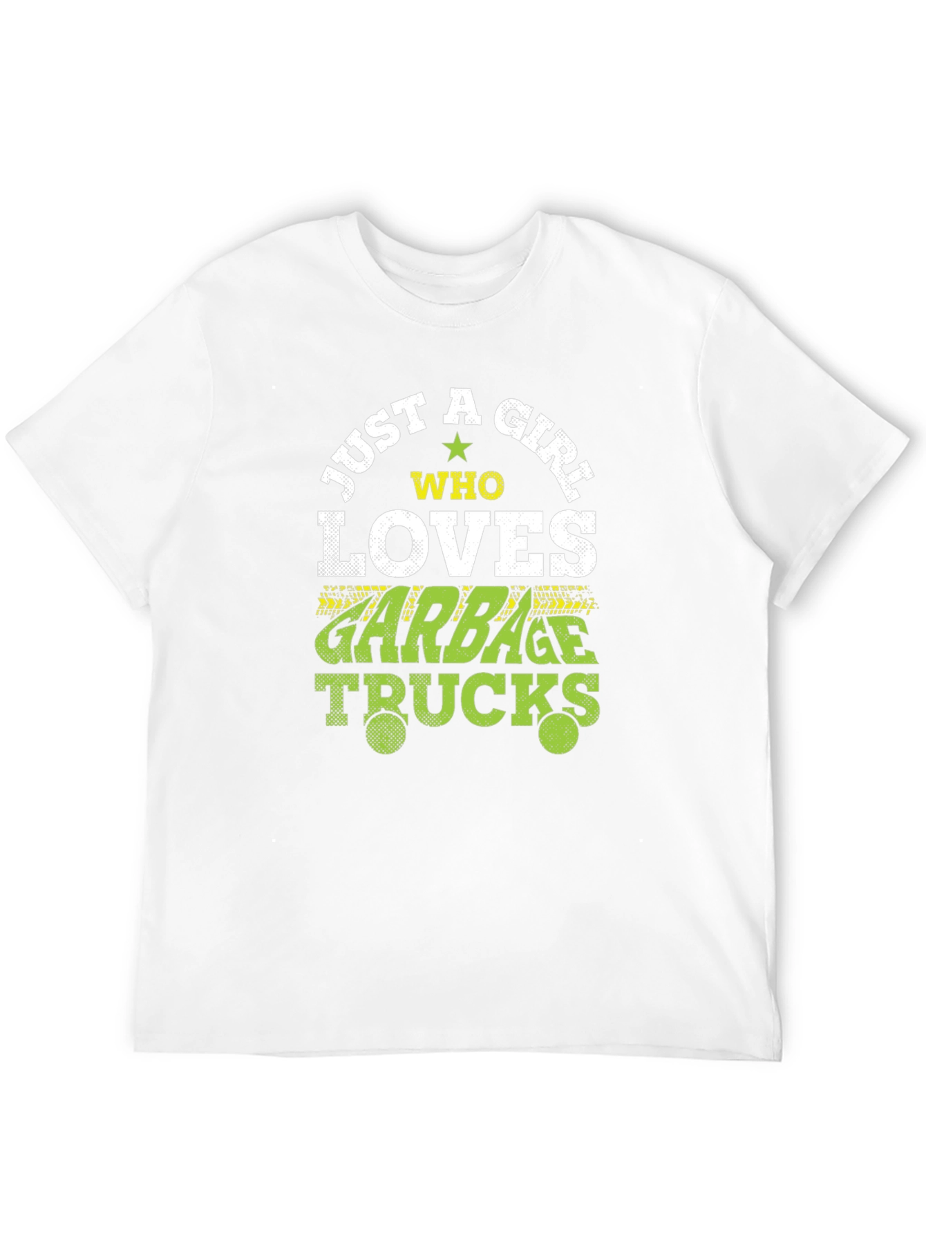 Just A Girl Who Loves Garbage Trucks T-Shirt